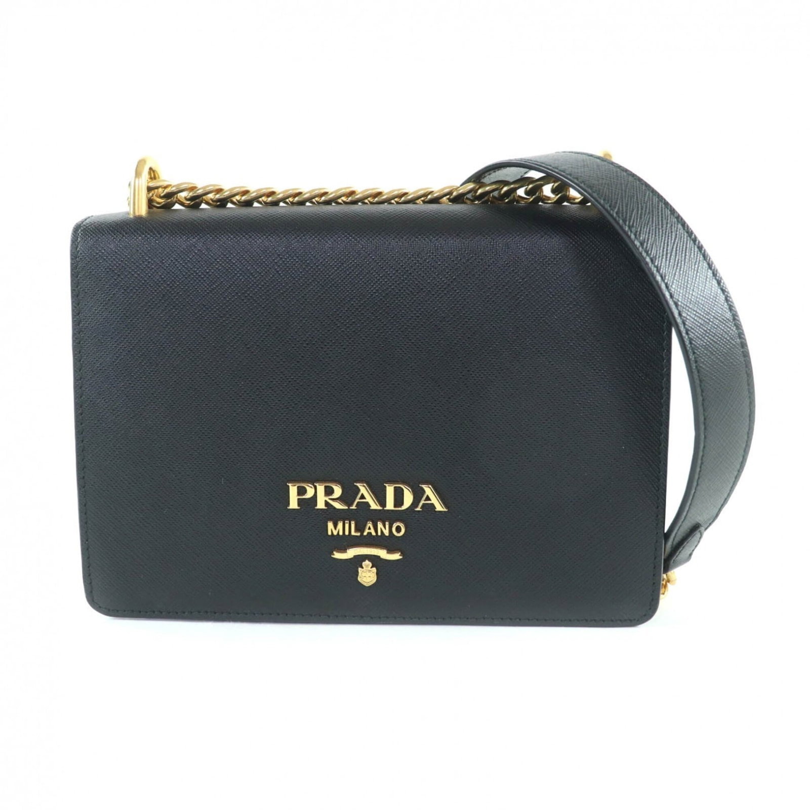 Saffiano Leather Prada Triangle Bag