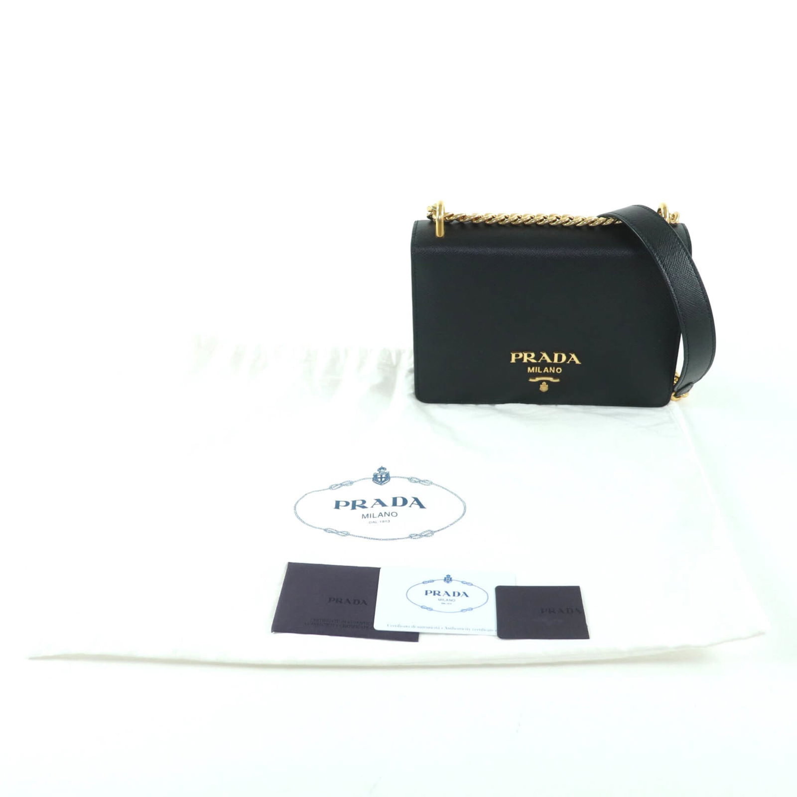 Saffiano Leather Prada Triangle Bag - 2