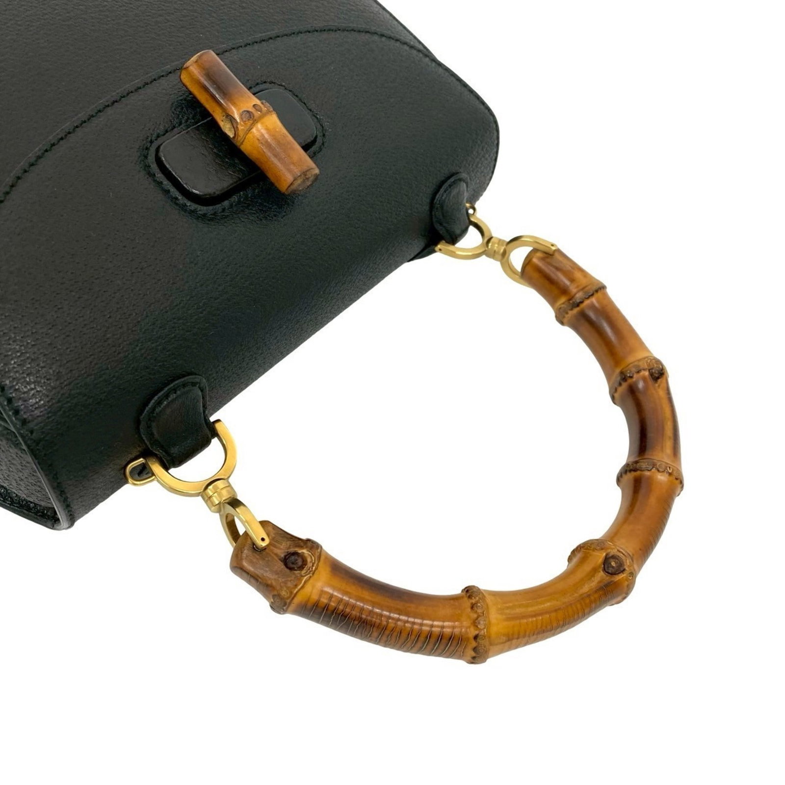 Handbag Leather Gucci - 4