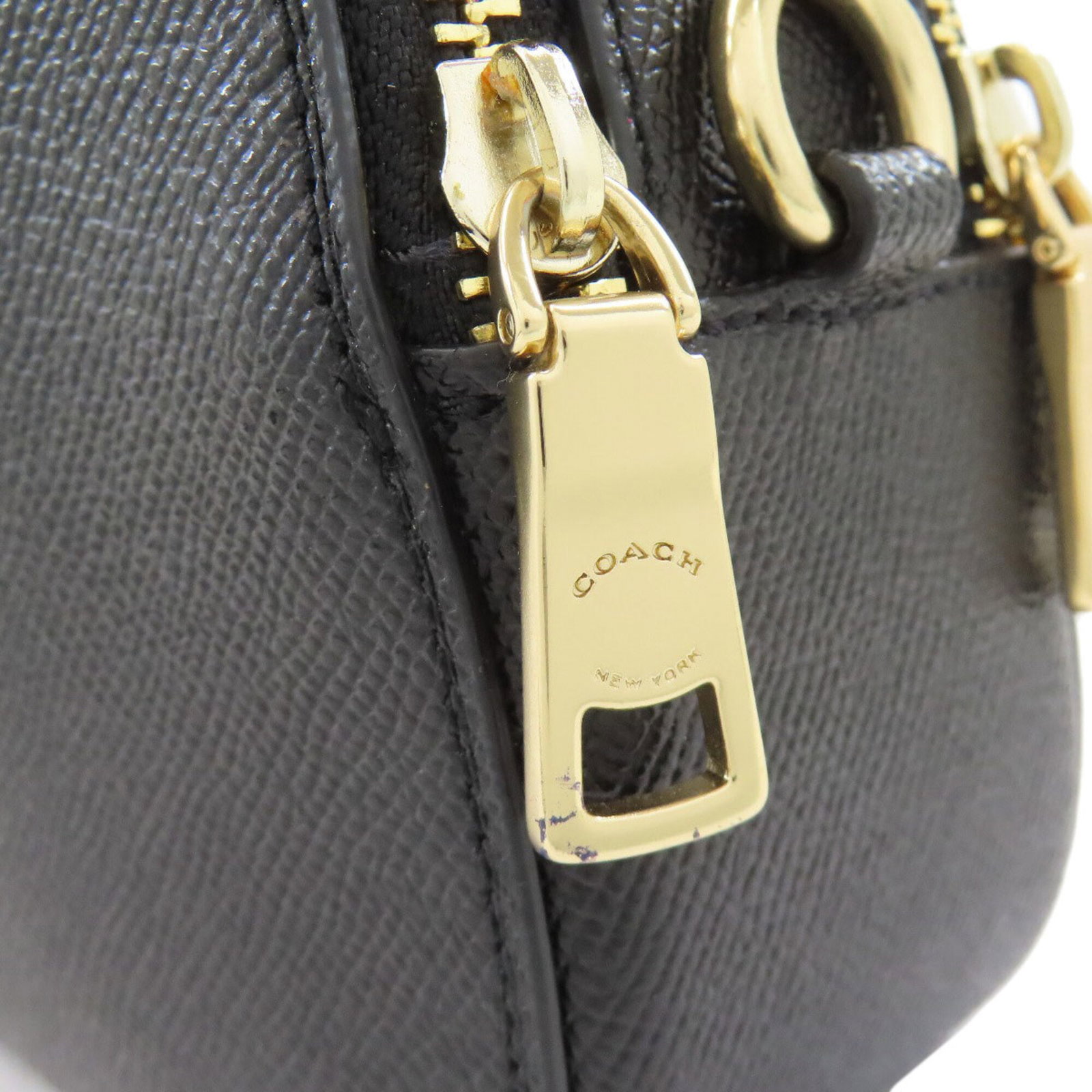 Handbag Leather Coach - 11