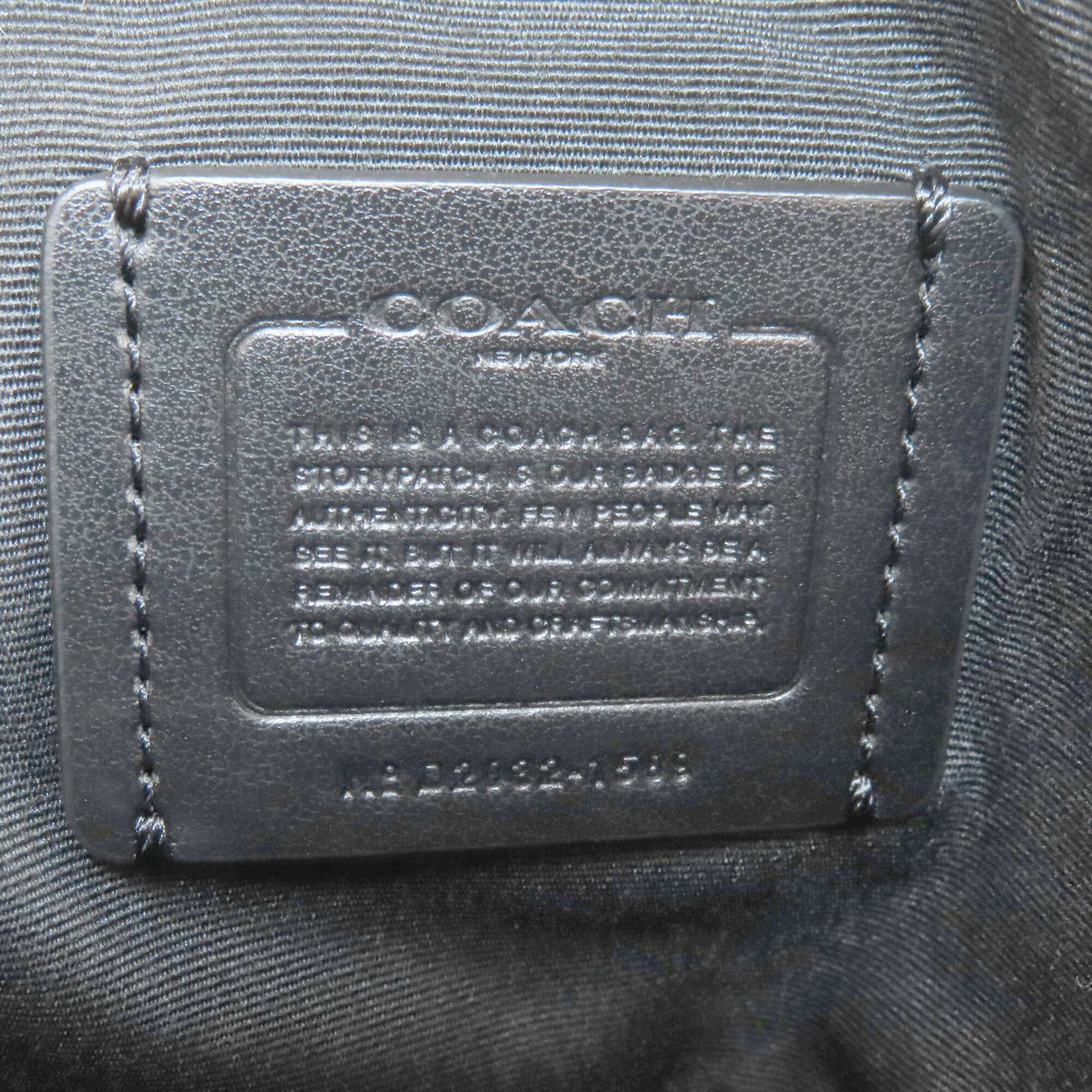 Handbag Leather Coach - 6