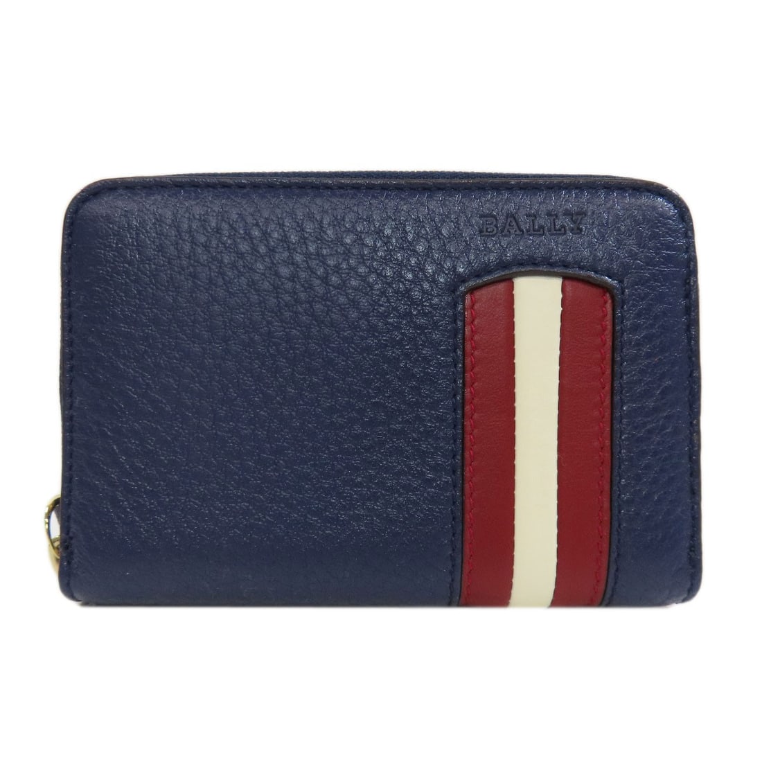 Bally Barry Stripe Coin Purse Leather: Bally Barry Stripe Coin Purse Leather Bally's classic Barry Stripe Coin Purse Leather features a timeless navy color and sleek design, making it a versatile accessory for everyday use. Crafted from hi