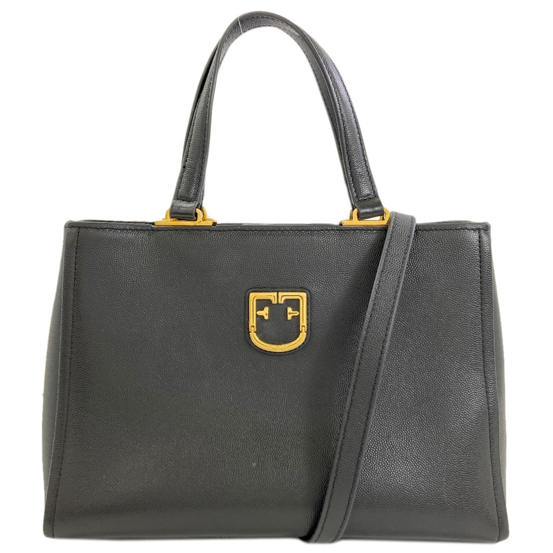 Leather Furla Belvedere 2Way Tote Bag: Leather Furla Belvedere 2Way Tote Bag Black leather Furla Belvedere 2Way Tote Bag. Made from high-quality leather, this tote bag features a classic design with a 2-way closure for easy access. The sle