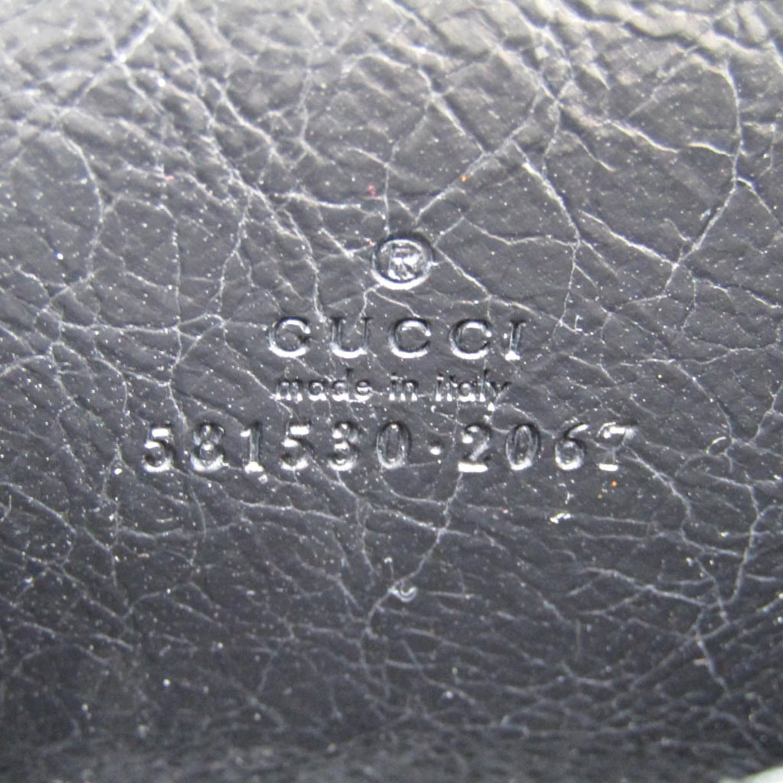 Case card leather gucci - 8