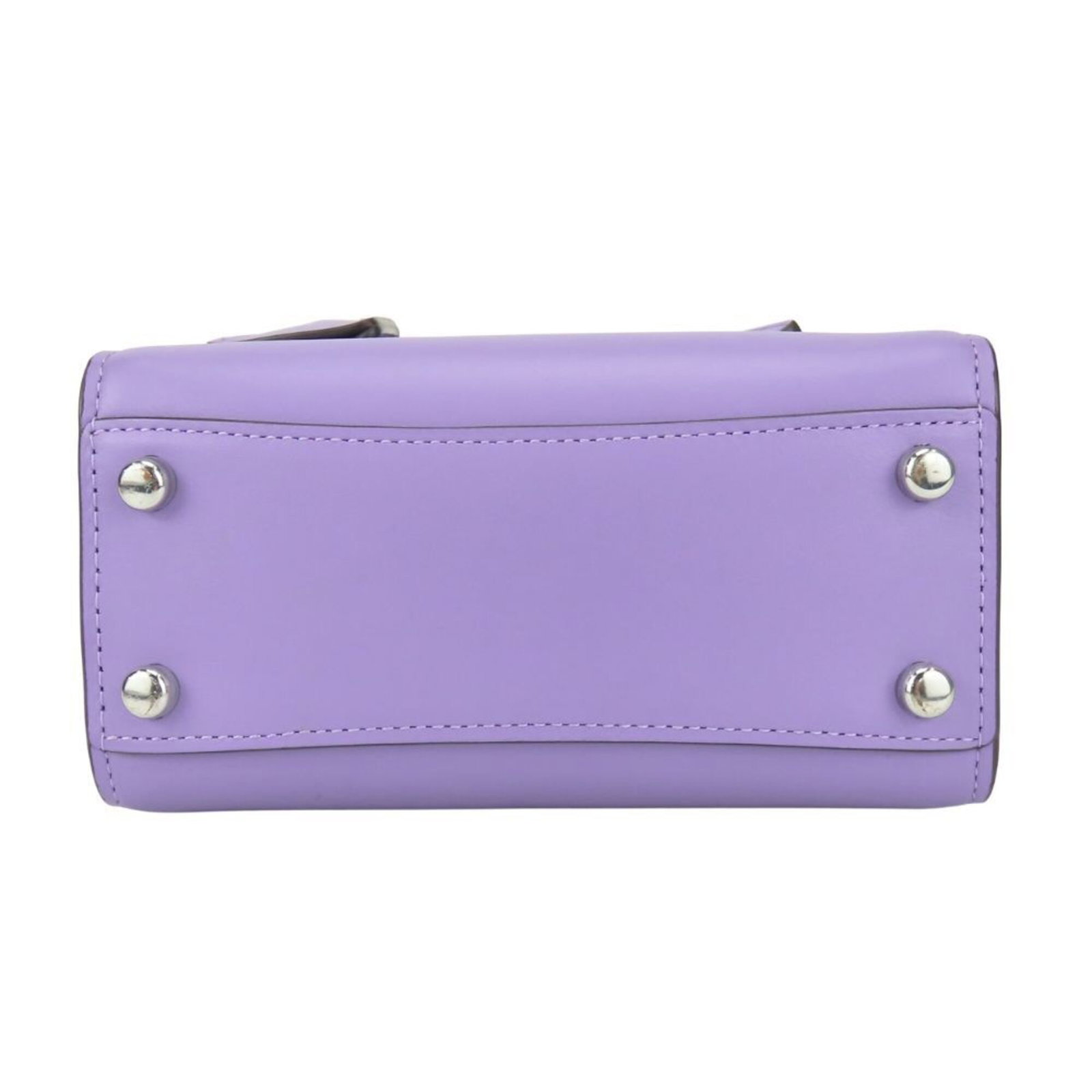 Handbag Leather Coach - 5