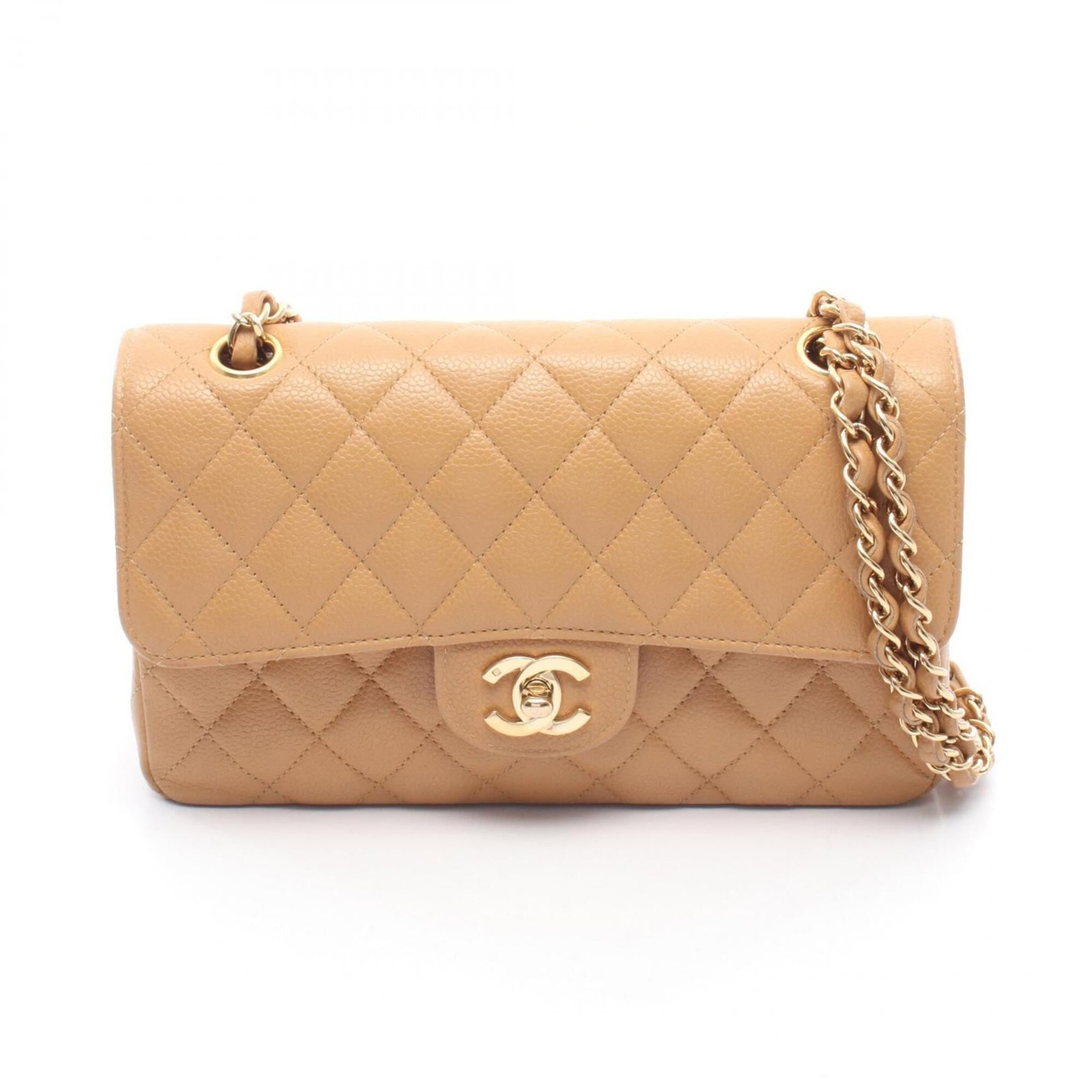 Chanel handbag calfskin shoulder bag (1 of 11)