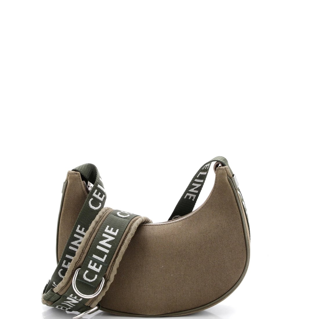 Canvas Celine Ava Bag Shoulder: Canvas Celine Ava Bag Shoulder Canvas Celine Ava Bag Shoulder - A stylish and versatile shoulder bag with a canvas exterior in green, featuring a signature design. The bag's clean lines and classic