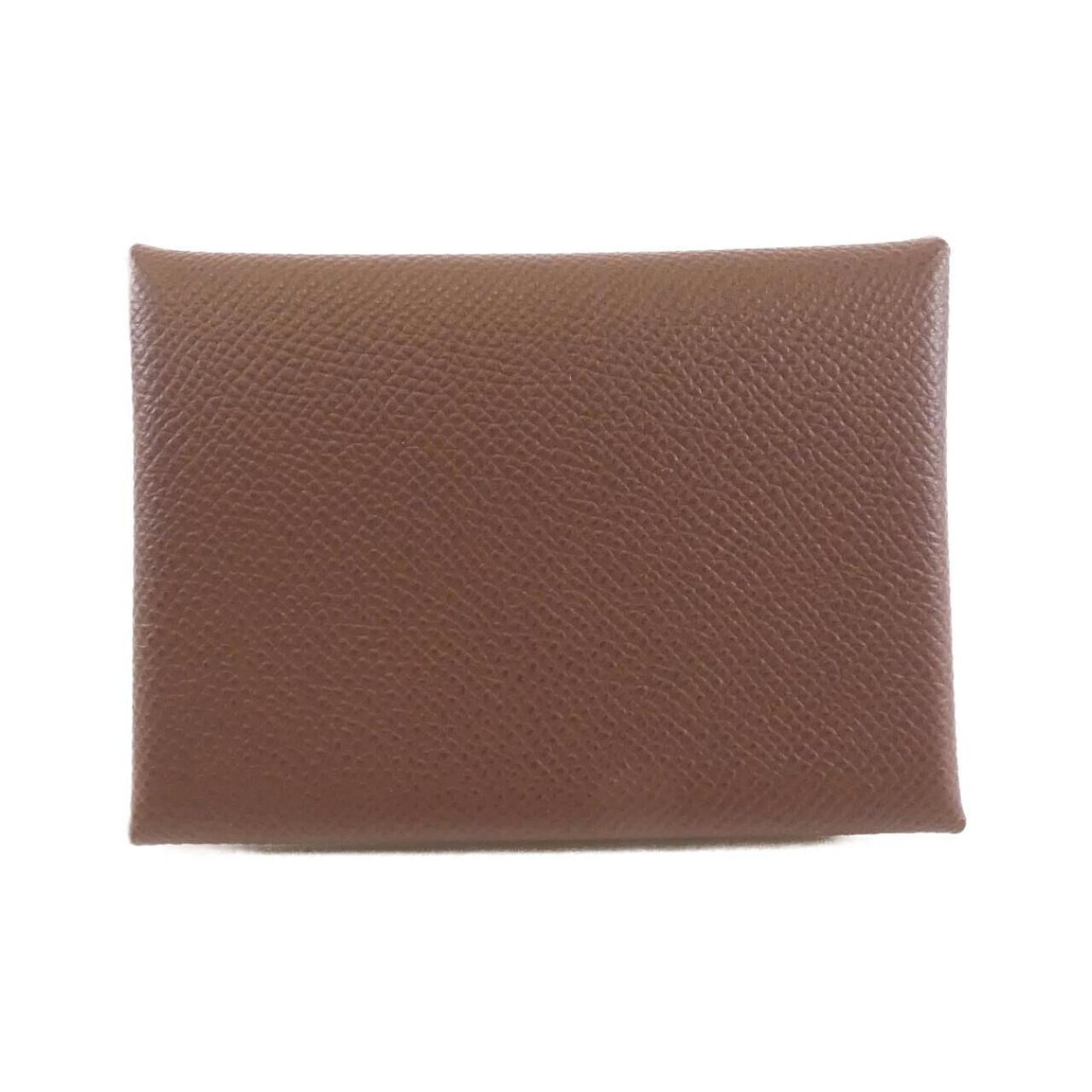 Hermes Coin Purse/ Coin Case Epsom Leather: Hermes Coin Purse/ Coin Case Epsom Leather Epsom leather coin purse with classic design, featuring brown color and precise measurements. Made from high-quality Epsom leather, this coin case has a subt