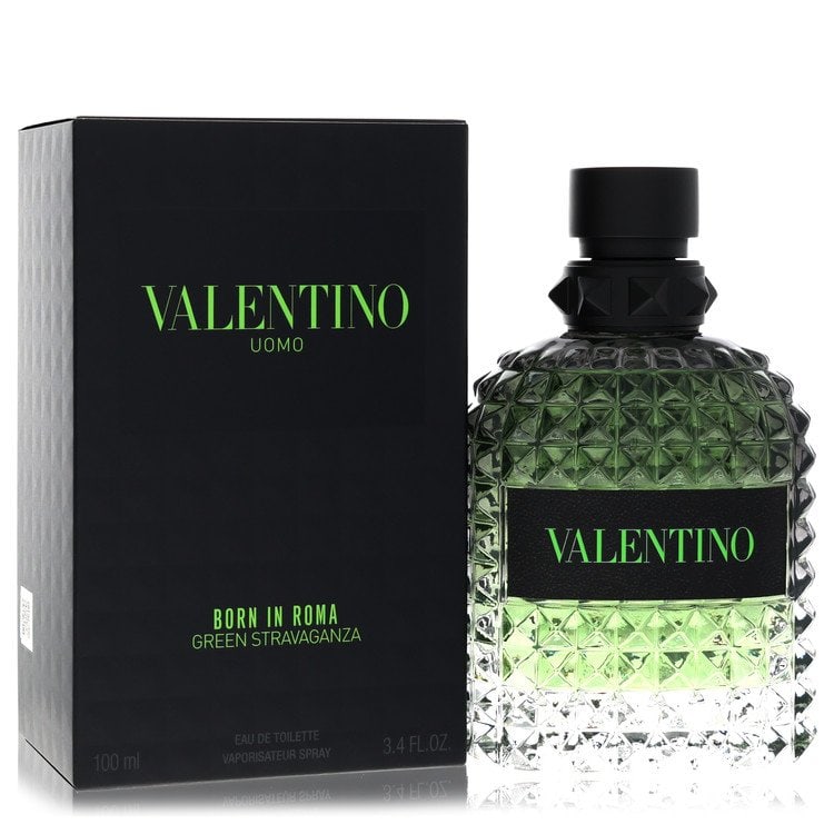 Valentino Uomo Born In Roma Green Stravaganza Cologne By Valentino Eau De Toilette Spray: Valentino Uomo Born In Roma Green Stravaganza Cologne By Valentino Eau De Toilette Spray Valentino Uomo Born In Roma Green Stravaganza Cologne By Valentino Eau De Toilette Spray - A sophisticated eau 