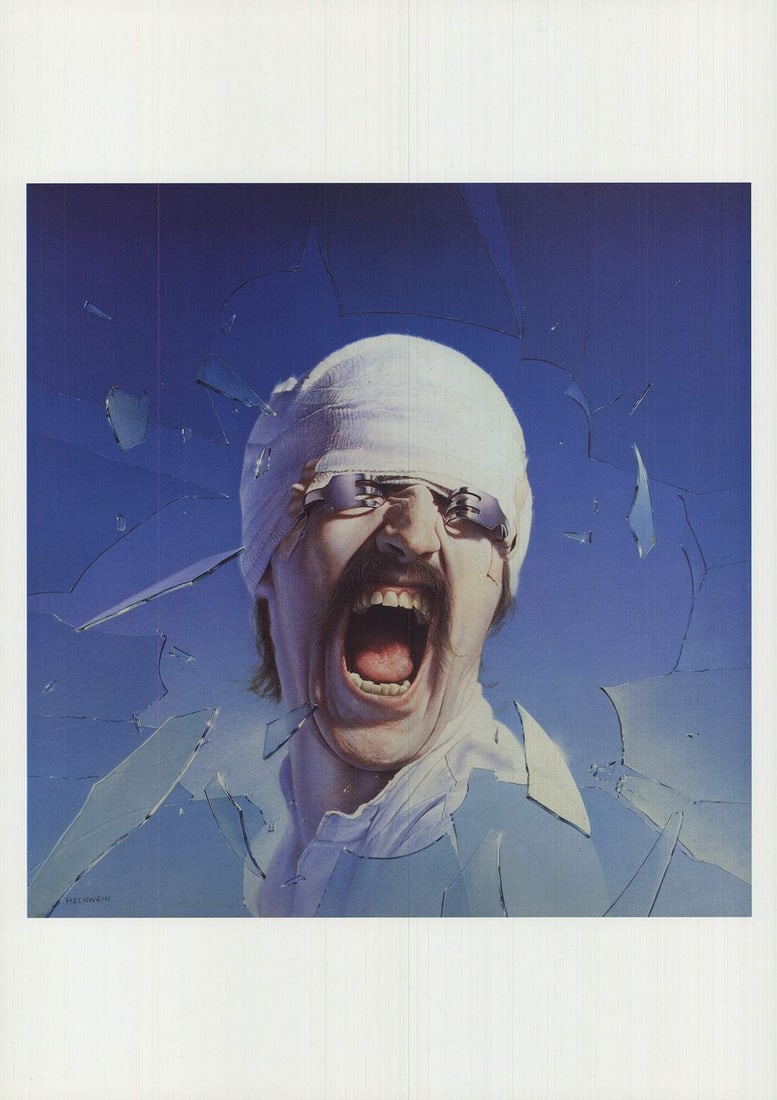 GOTTFRIED HELNWEIN Self-Portrait 17" x 12" Offset Lithograph 1992 Contemporary (1 of 4)