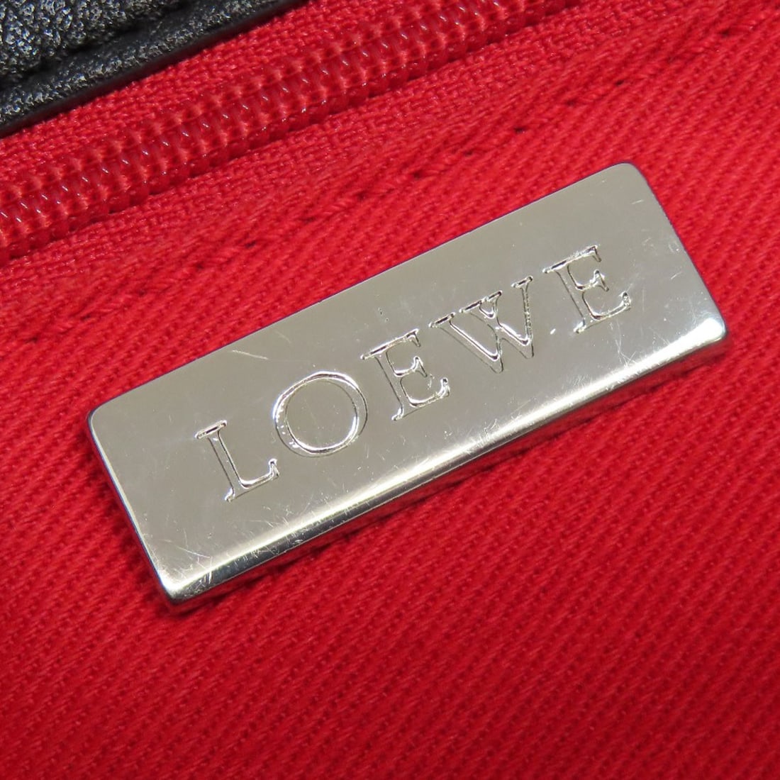 Loewe Logo Handbag Leather - 6