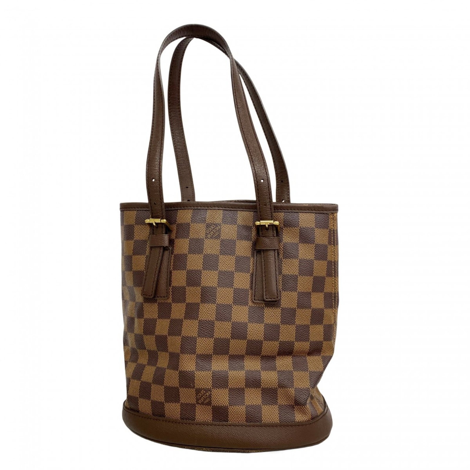 Louis Vuitton Tote Bag: Louis Vuitton Tote Bag Used Louis Vuitton Tote Bag, Ebene color. Traces of usage and minor scratches/dirt can be seen, generally in good condition. Measuring 25cm x 23cm x 15.5cm. Item Specifics: Bran