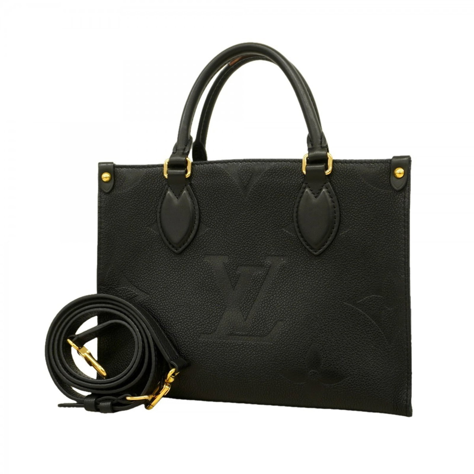 Handbag by Louis Vuitton: Handbag by Louis Vuitton Used Louis Vuitton Handbag in Noir, with traces of usage and minor scratches. The bag measures 19cm x 25cm x 10.5cm and is in good condition overall. Item Specifics: Brand: Lo