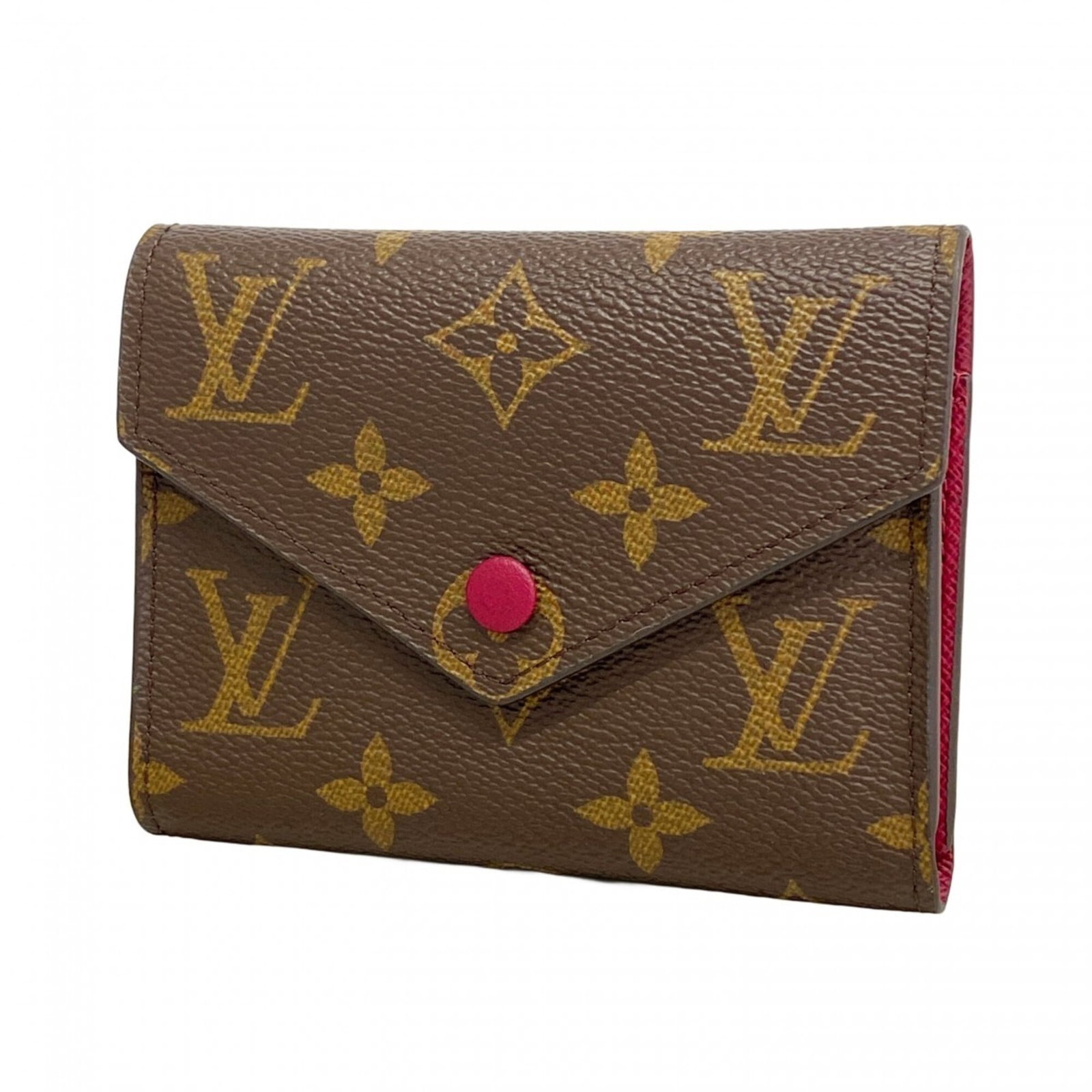 Louis Vuitton Tri Fold Wallet: Louis Vuitton Tri Fold Wallet Fuchsia Folds in Perfect Harmony - This Louis Vuitton tri-fold wallet boasts its iconic design with a touch of vibrant fuchsia, adding a pop of color to any accessory
