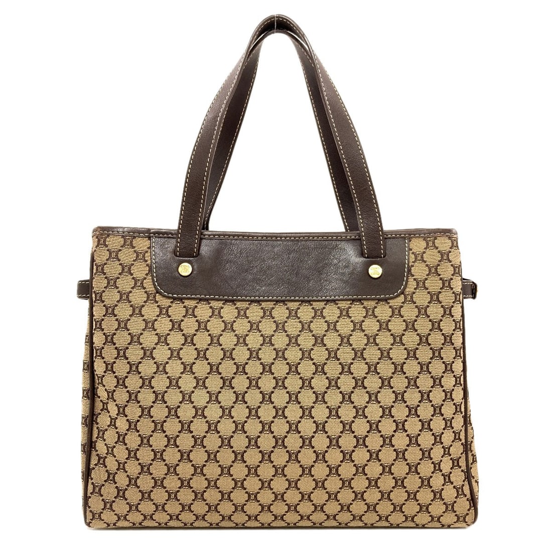 Pattern Handbag Canvas Macadam Celine - 2