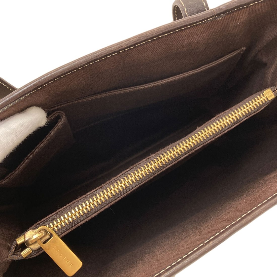 Pattern Handbag Canvas Macadam Celine - 5