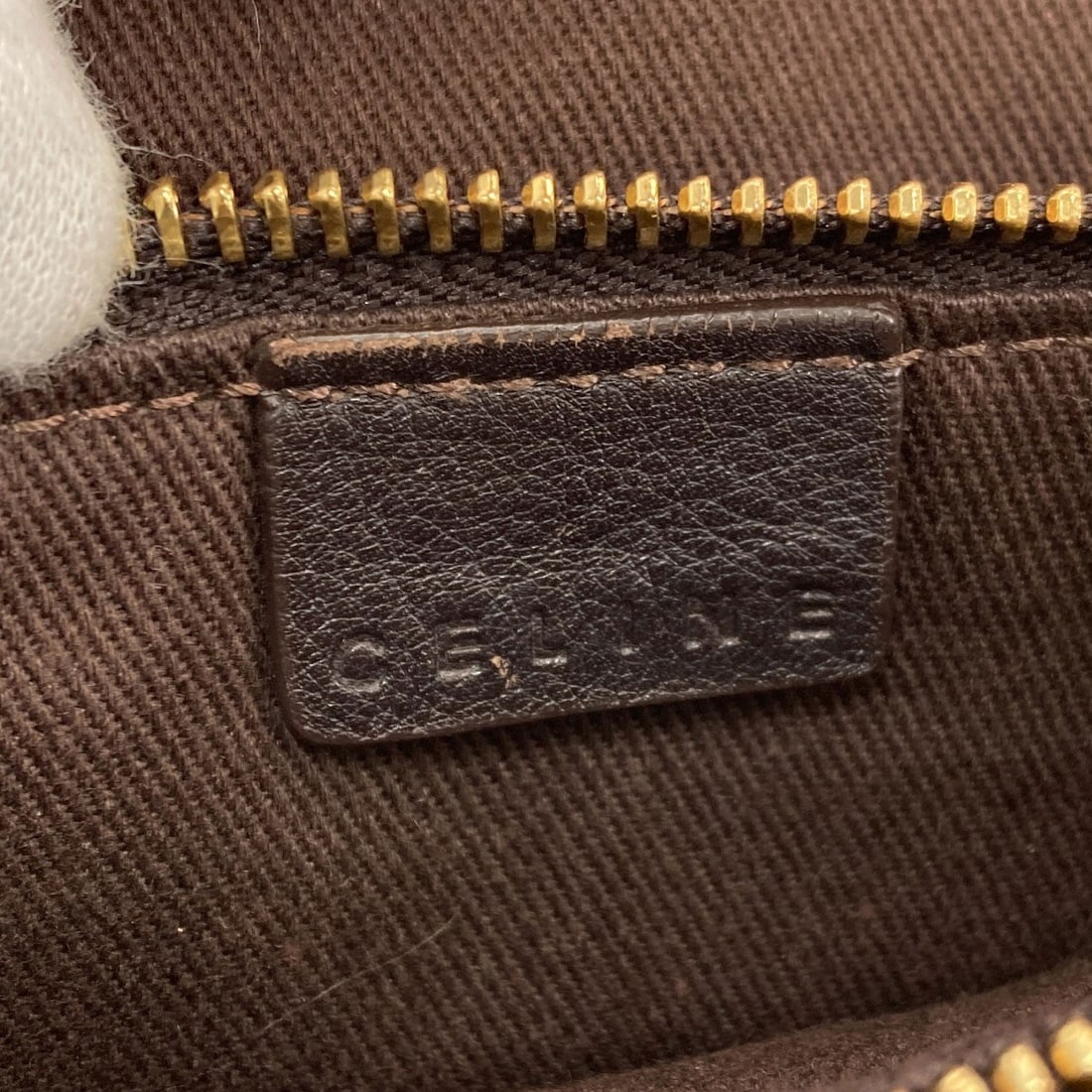 Pattern Handbag Canvas Macadam Celine - 6