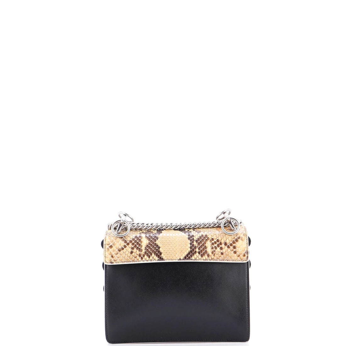 Fendi Kan I Eyelet Bag Small Leather Python - 3