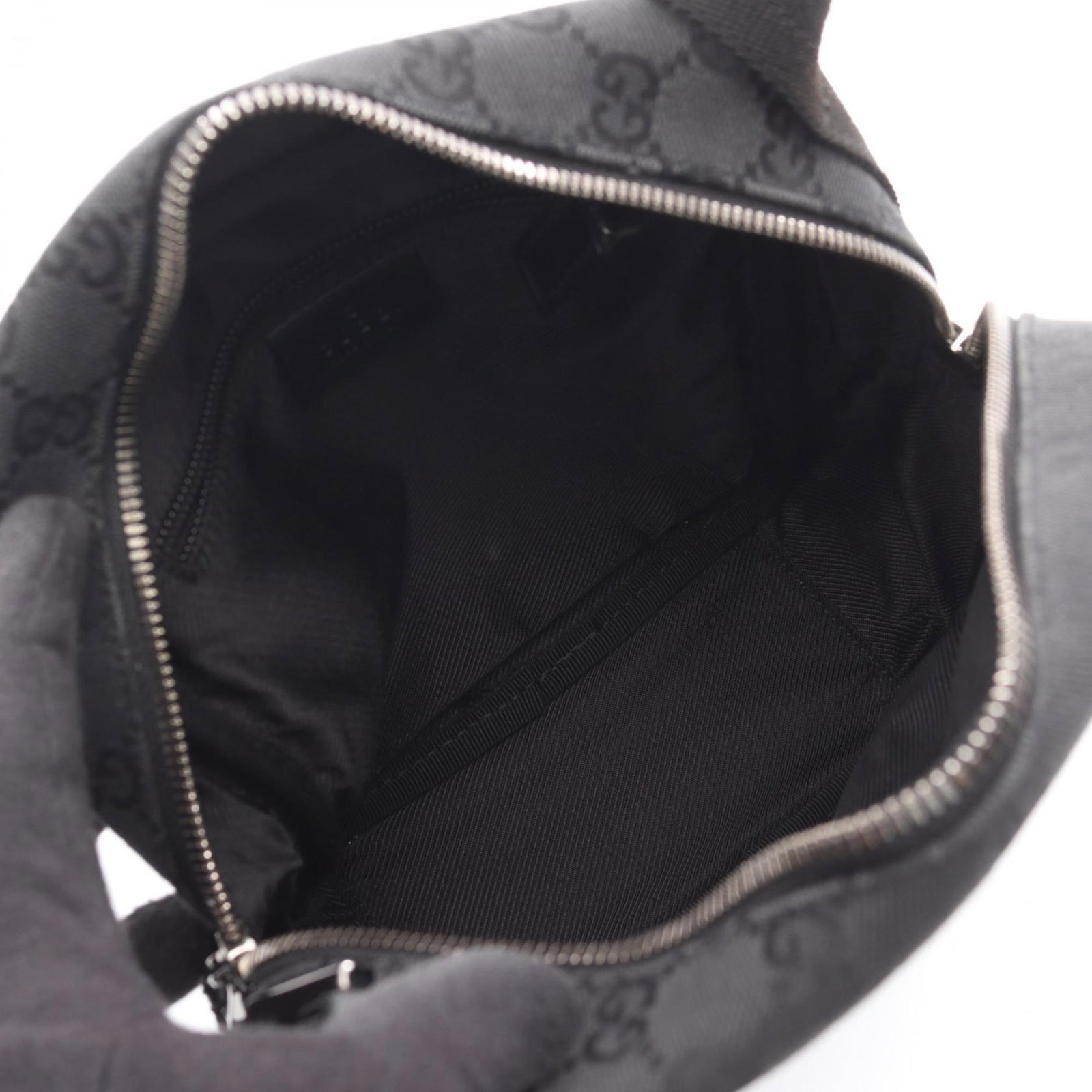 Handbag Canvas Leather Gucci Shoulder Bag - 3