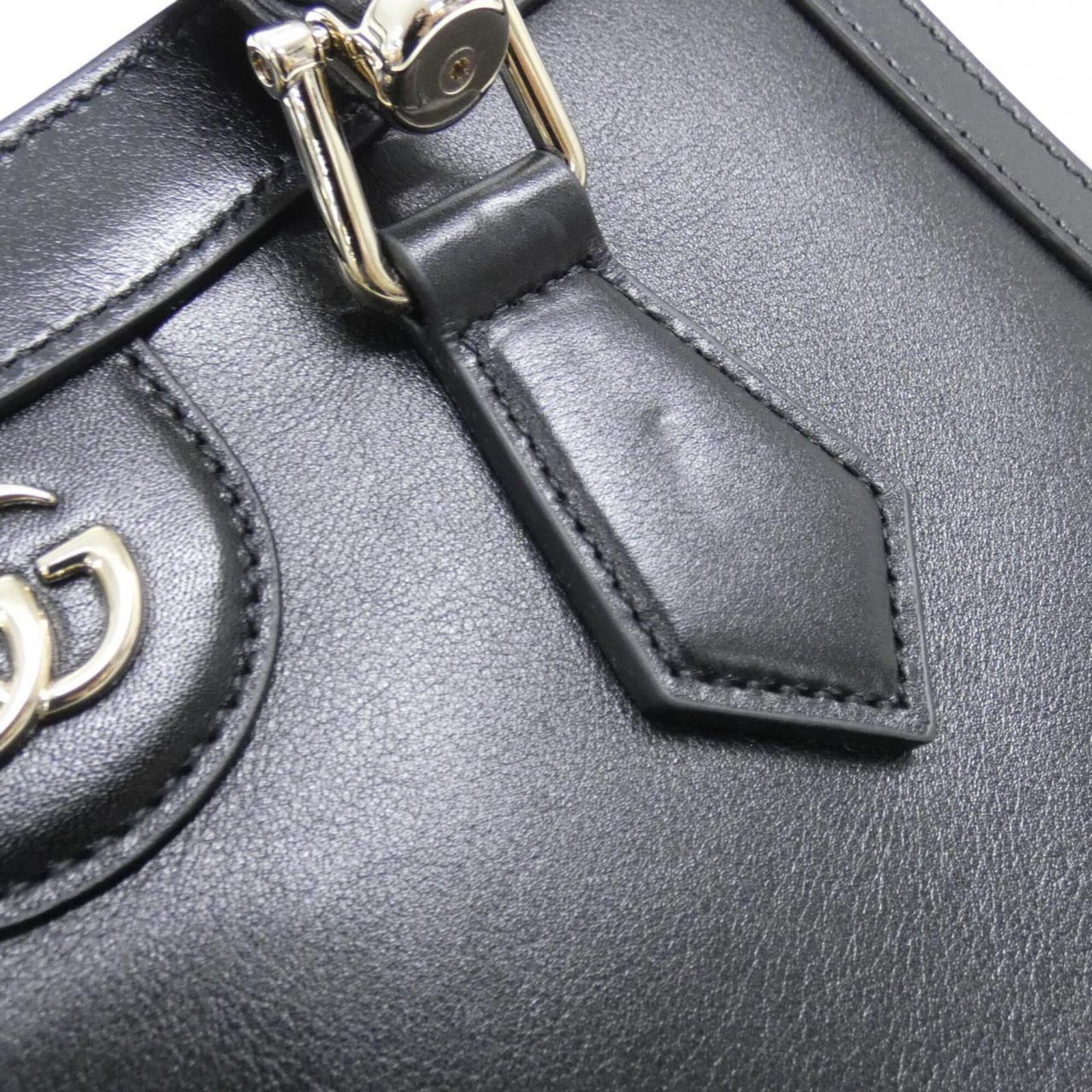 Handbag Leather Gucci - 4