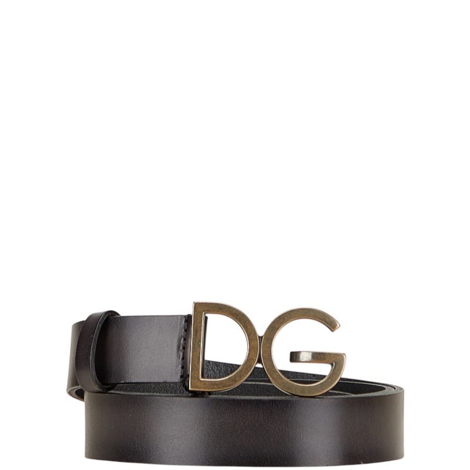 Dolce & Gabbana Standard Belt: Dolce & Gabbana Standard Belt Black leather standard belt from Dolce & Gabbana, available in sizes to fit 91-101cm waist. The belt features a classic design with traces of usage and minor scratches,