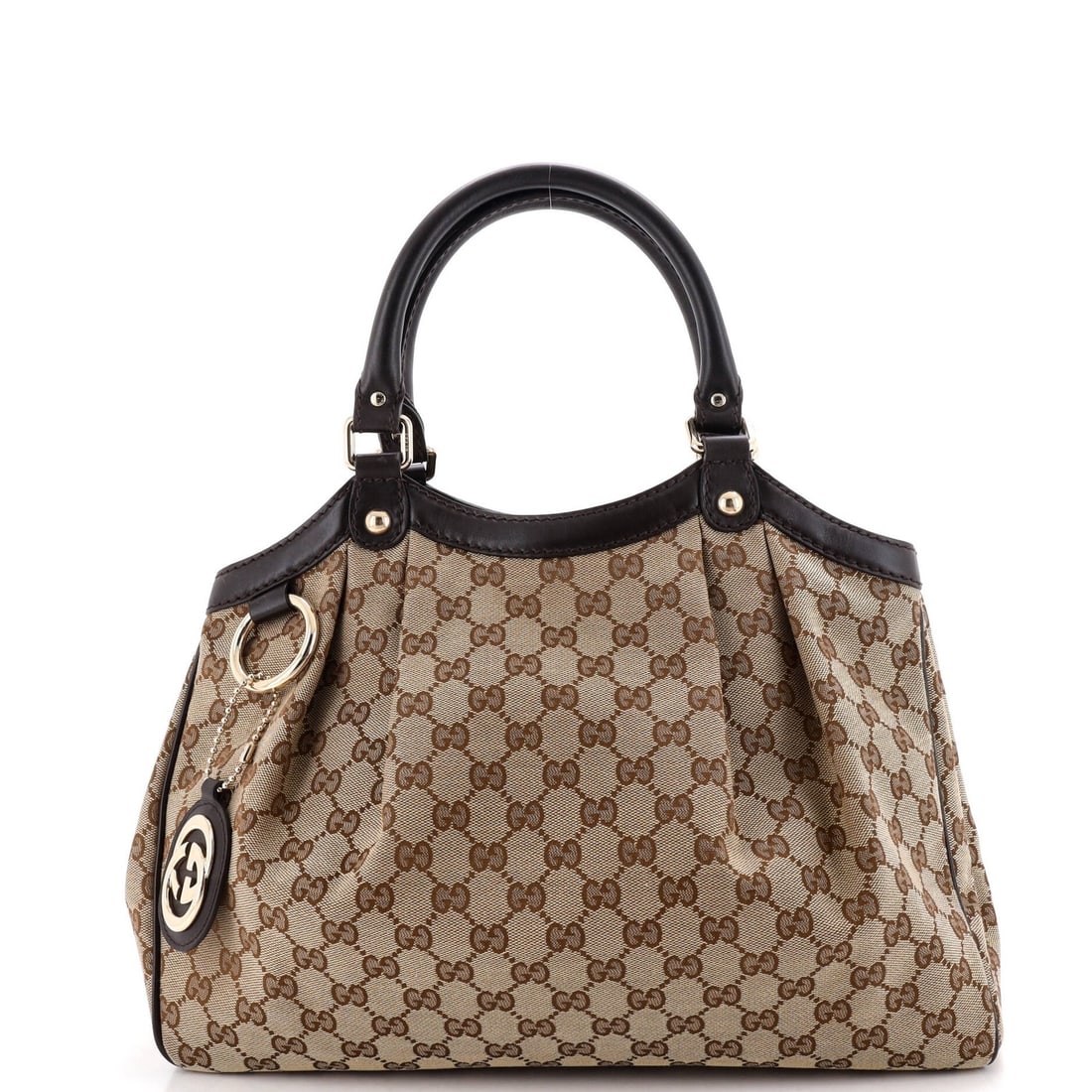 Gucci Sukey Tote GG Canvas with Leather Medium (1 of 6)
