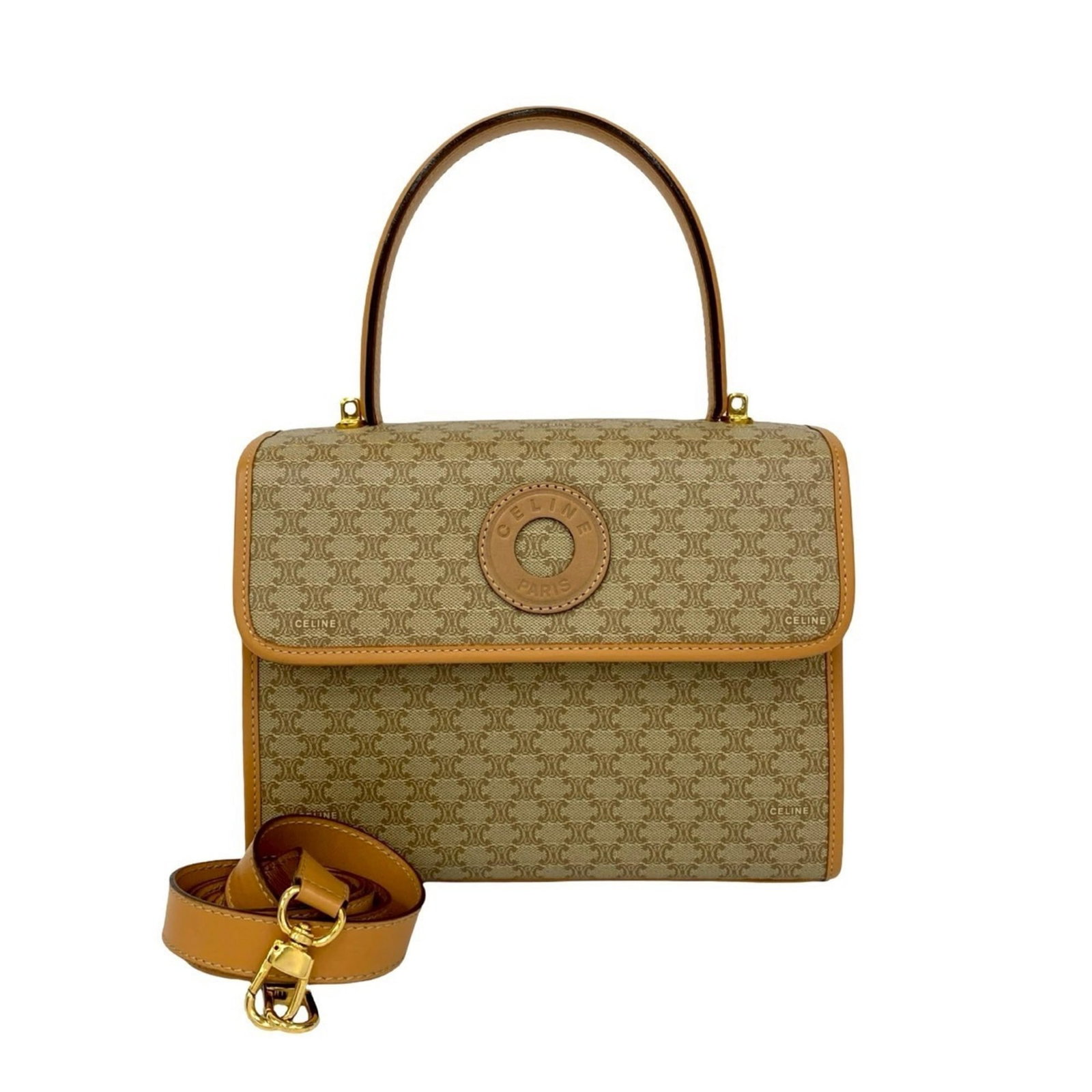 Handbag Leather Shoulder Bag Celine Pvc: Handbag Leather Shoulder Bag Celine Pvc This Celine leather shoulder bag features a classic design with a beige color and Pvc accents, showcasing the iconic brand's signature style. With its spacious
