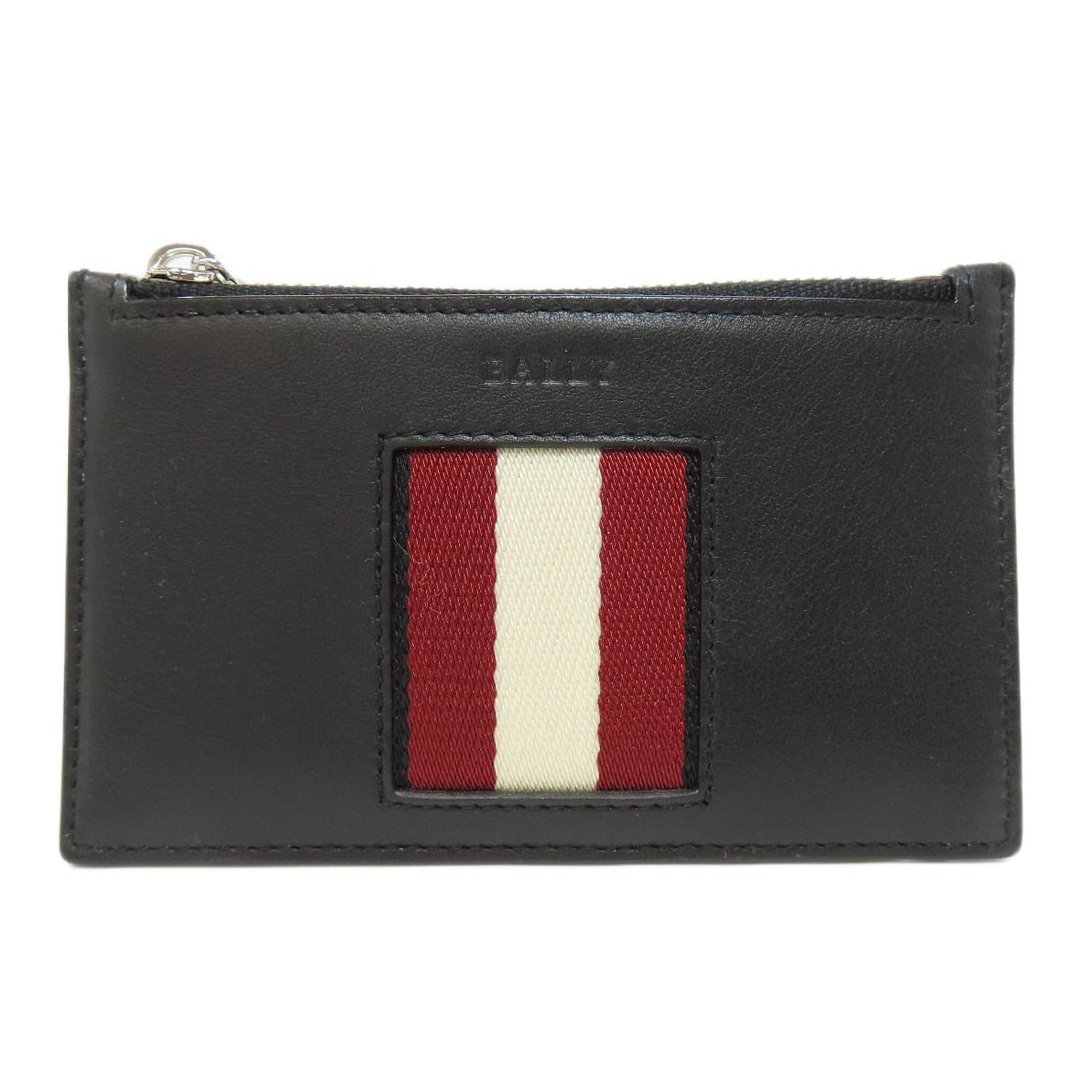 Stripe Card Case Bally Barry Leather: Stripe Card Case Bally Barry Leather BALLY's Stripe Card Case is crafted from high-quality black Bally Barry Leather, providing a sleek and stylish accessory for everyday use. The card case features