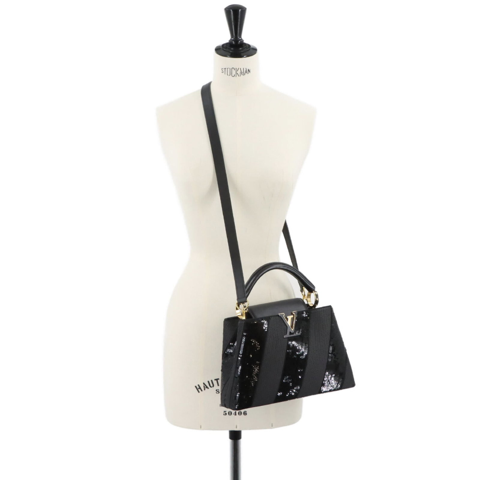 Louis Vuitton Leather Spangles Handbag - 10