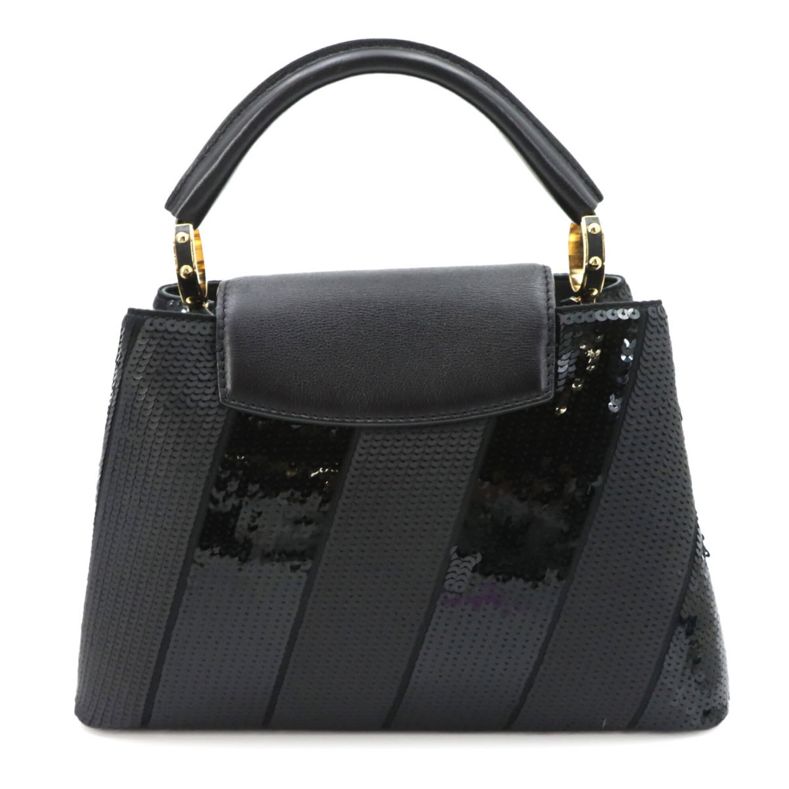 Louis Vuitton Leather Spangles Handbag - 2