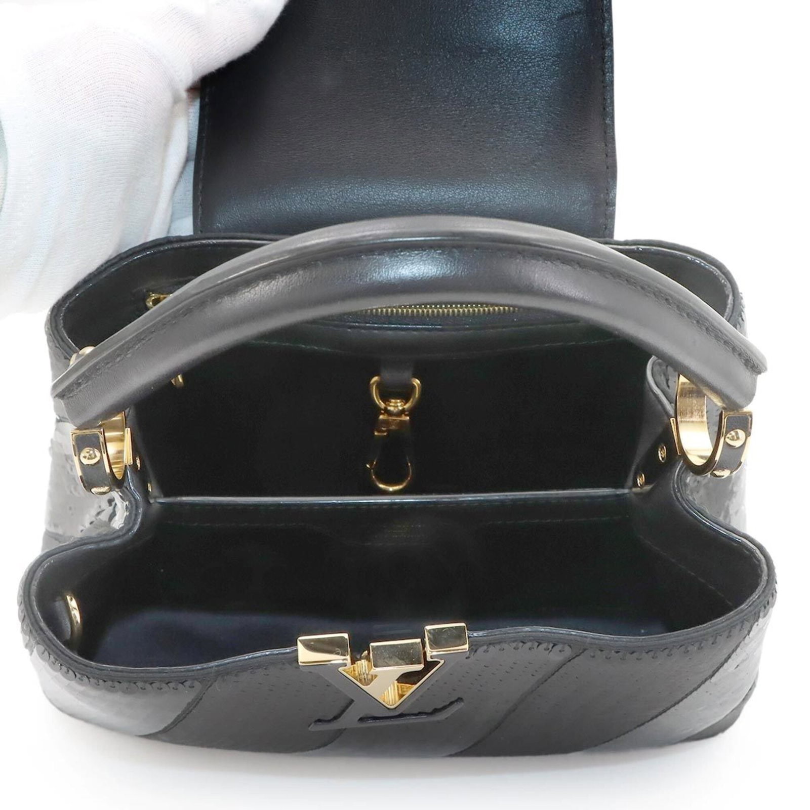 Louis Vuitton Leather Spangles Handbag - 6