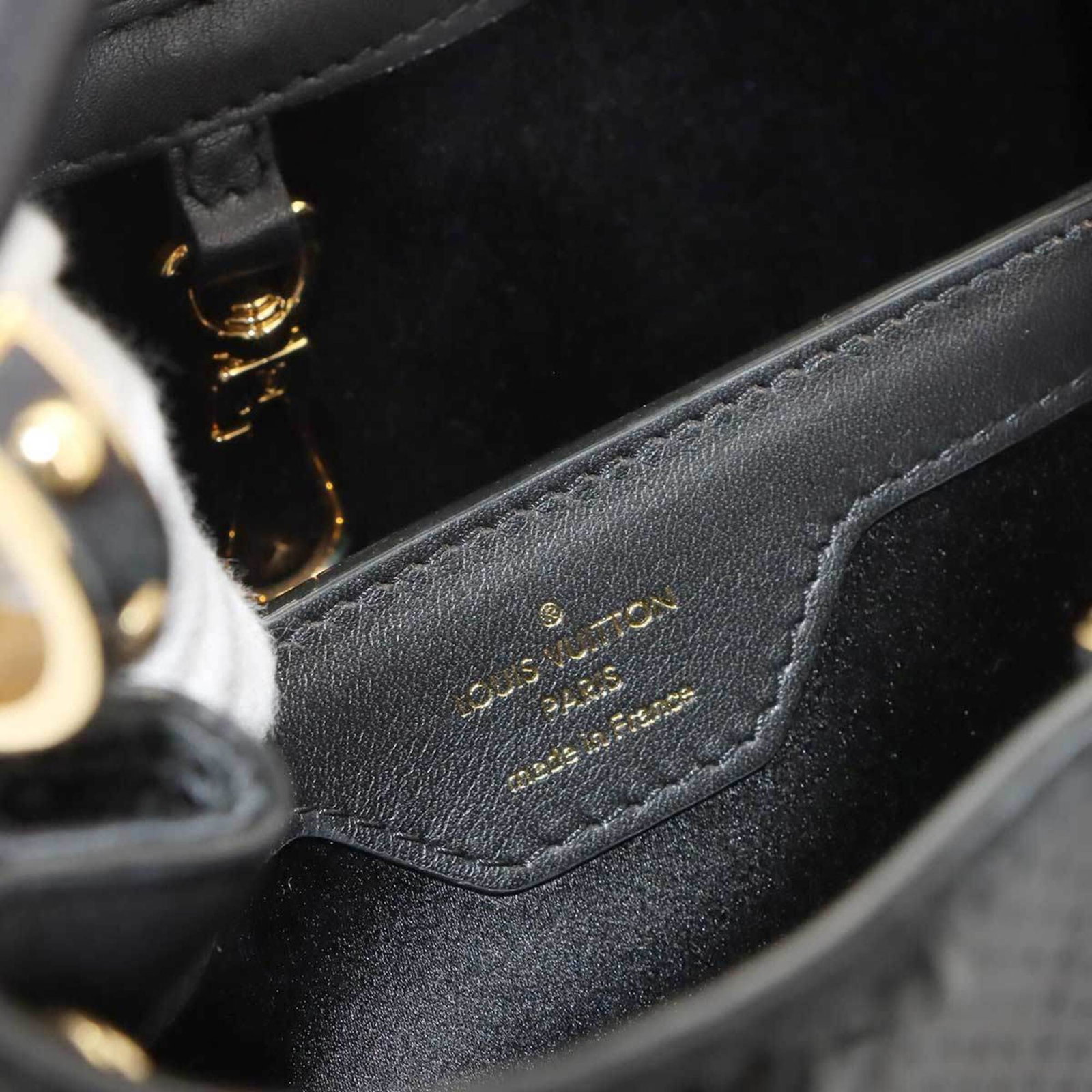 Louis Vuitton Leather Spangles Handbag - 7