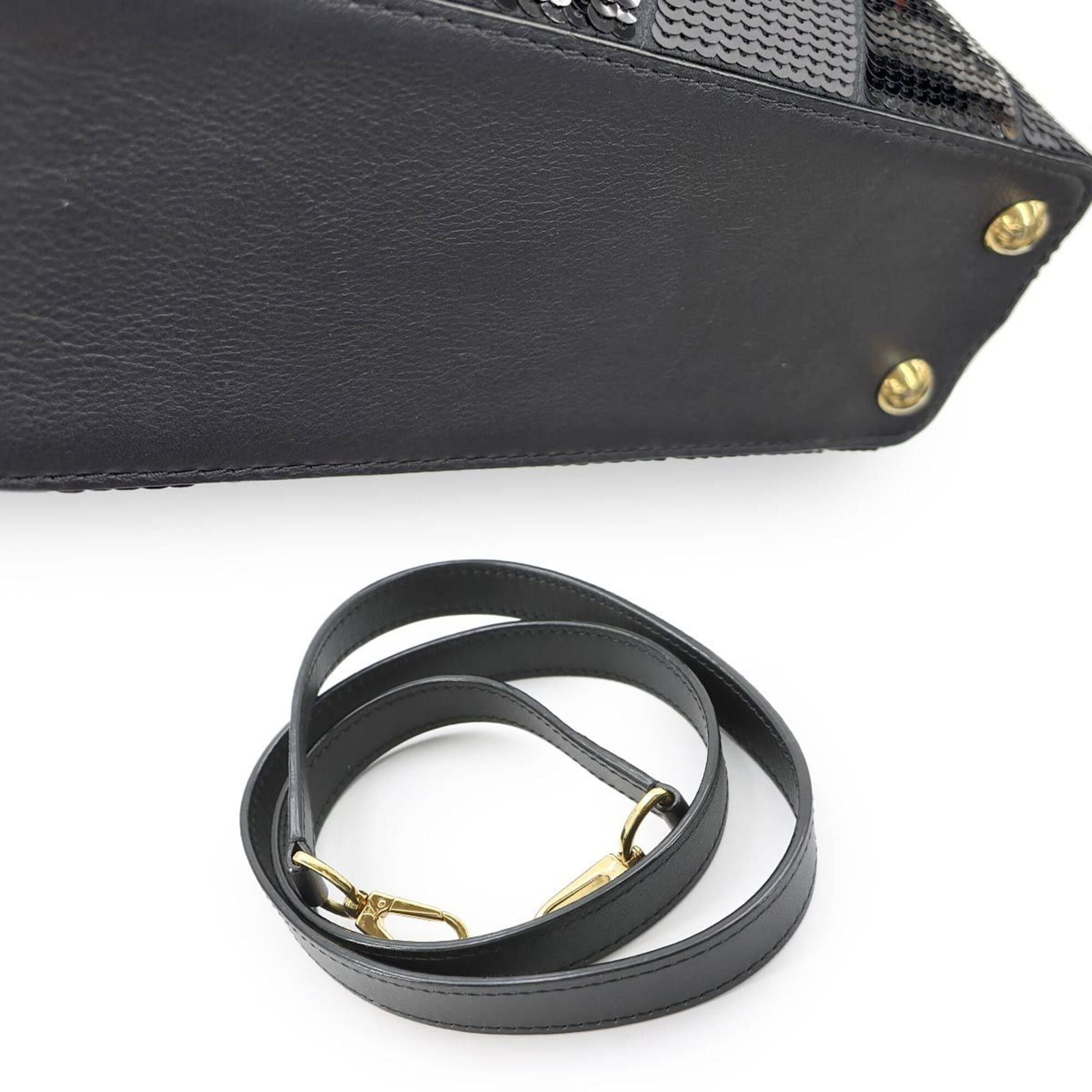 Louis Vuitton Leather Spangles Handbag - 9