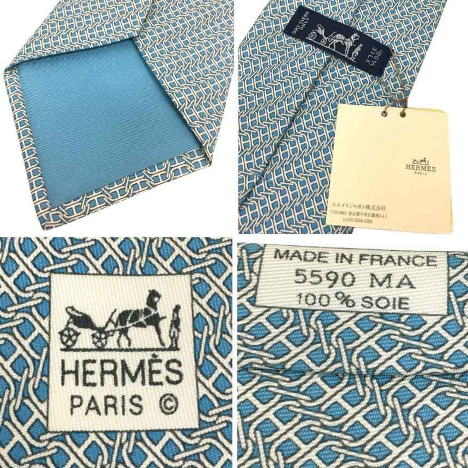 Silk cravat from Hermes - 2