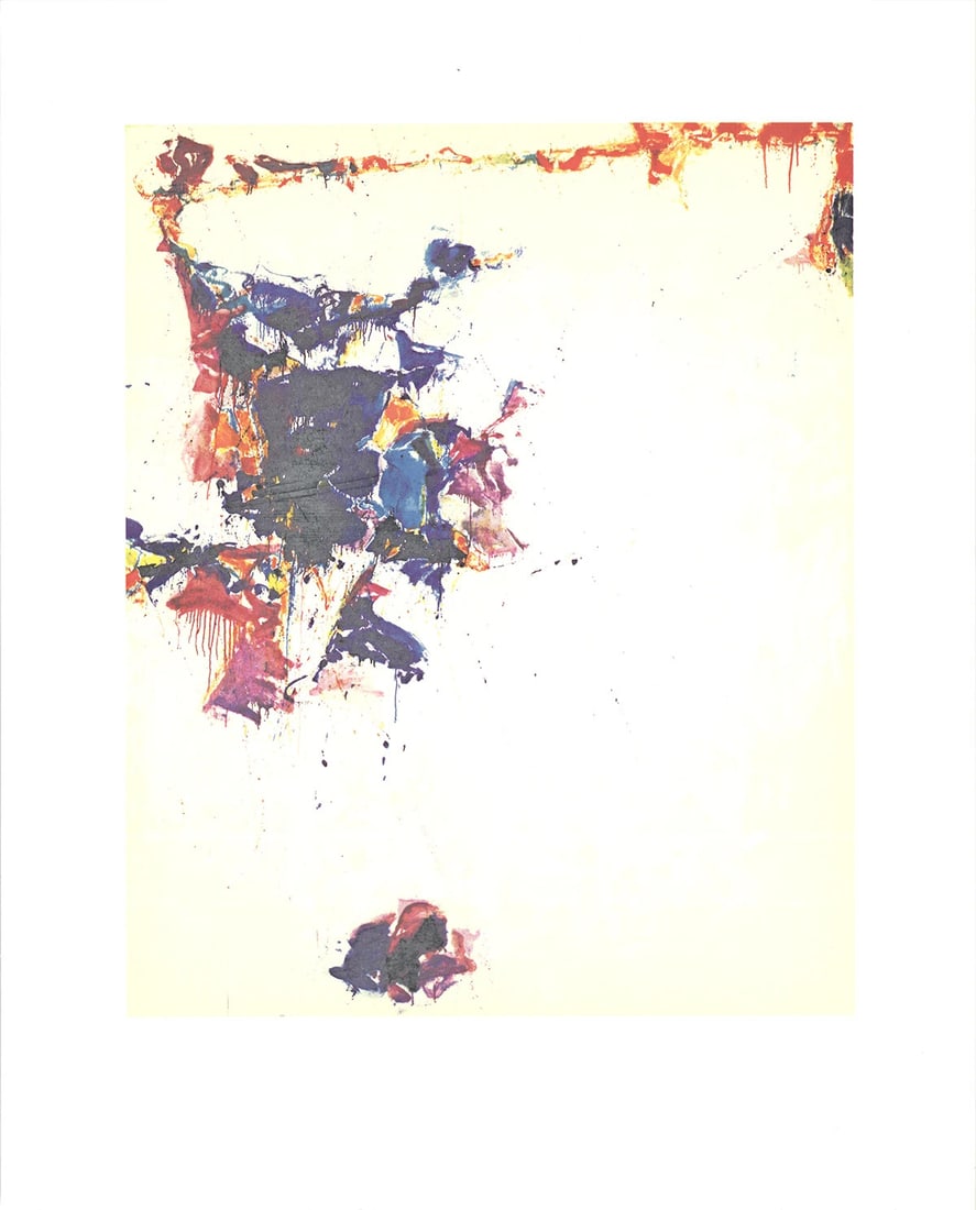 SAM FRANCIS The Whiteness of the Whale 20" x 16" Serigraph 1995 Abstract Multico (1 of 1)