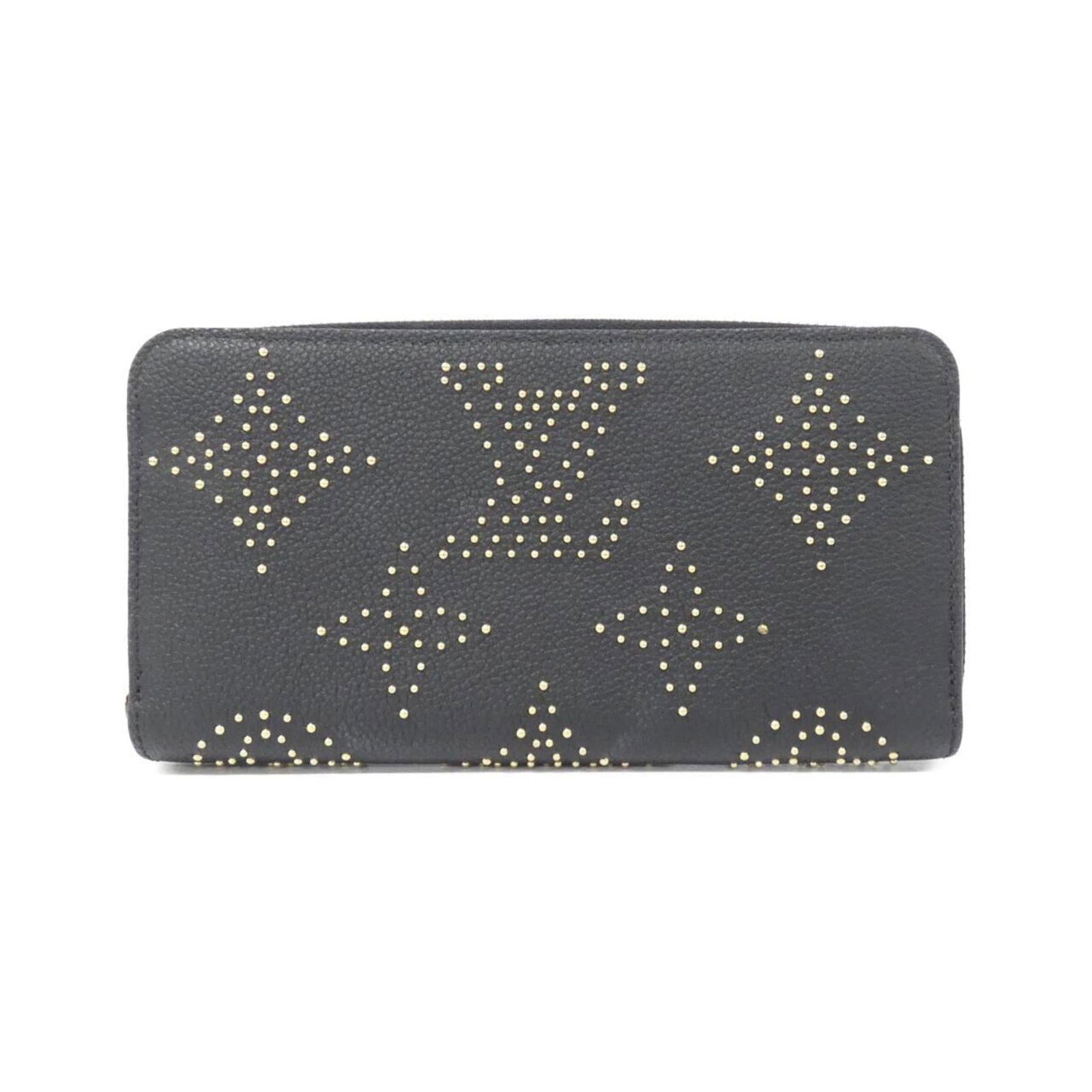Long Wallet Leather Bi Fold Louis Vuitton: Long Wallet Leather Bi Fold Louis Vuitton Black Long Wallet with Calf Leather, A Few Traces of Usage Visible. This Louis Vuitton Bi-Fold Wallet features calf leather construction and a classic design.