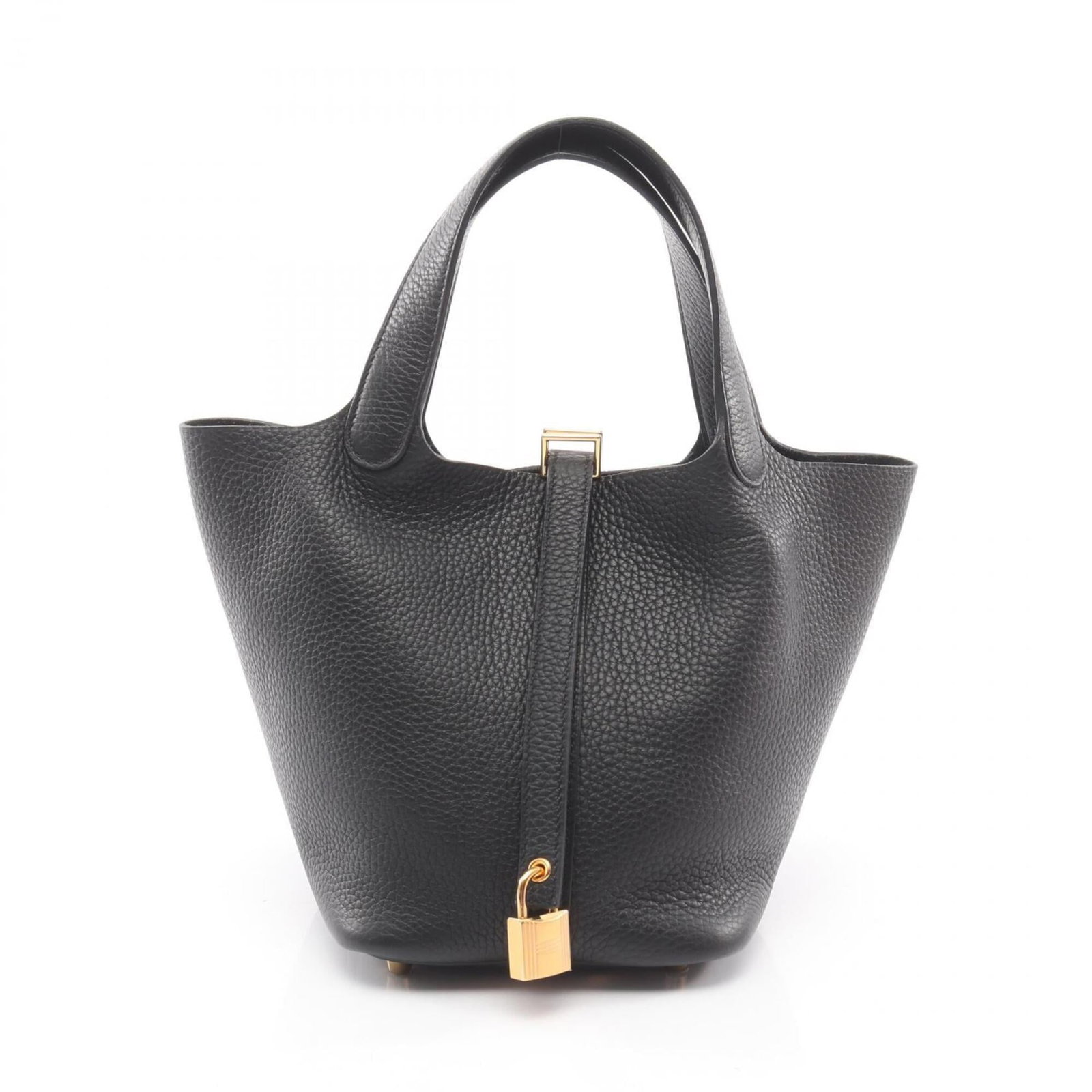 Clemence Leather Hermes Taurillon Handbag (1 of 9)