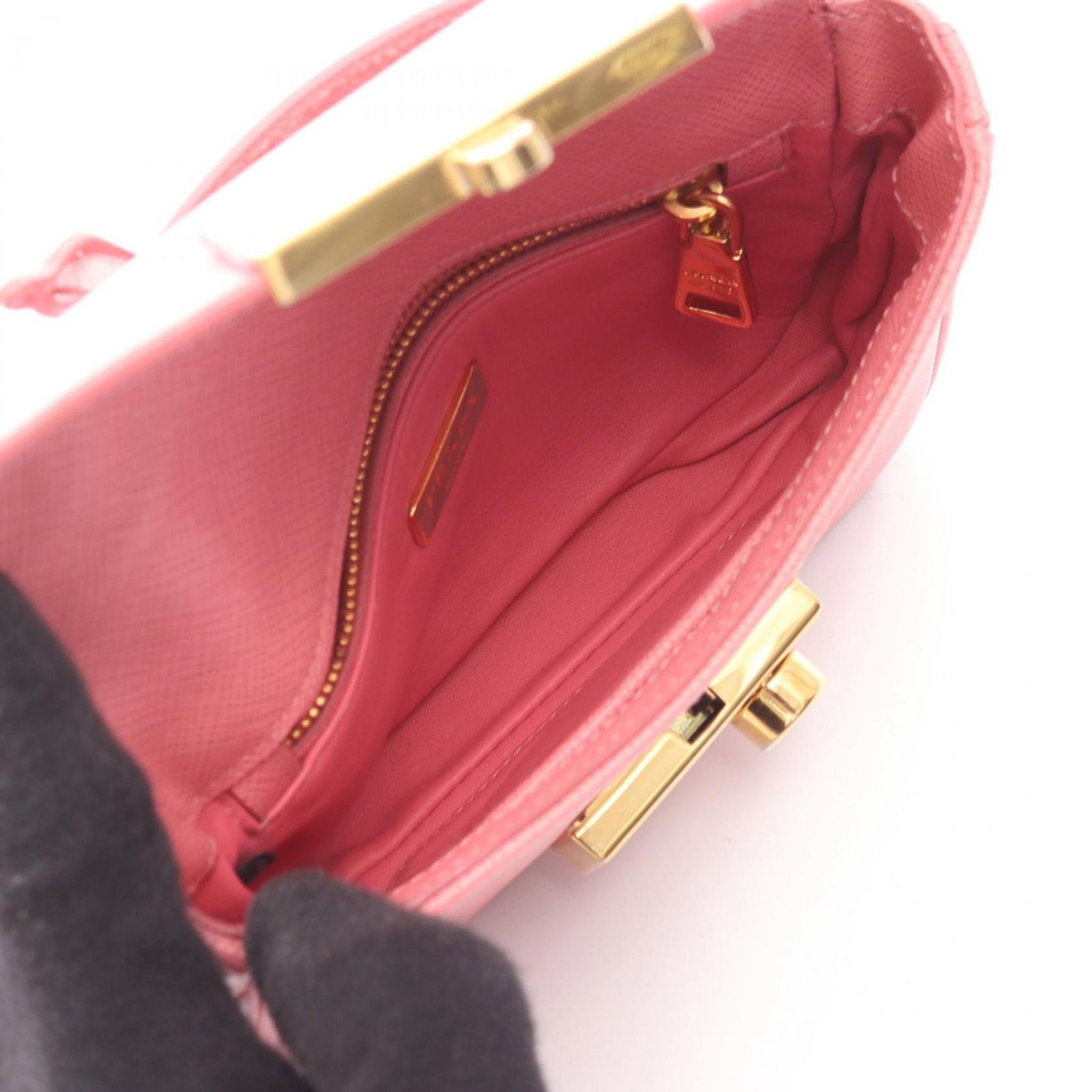 Prada Handbag Saffiano Triangle - 3