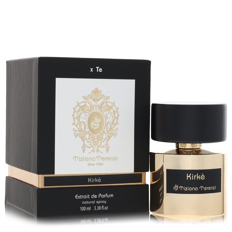 Kirke Perfume By Tiziana Terenzi Extrait De Parfum Spray (Unisex): Kirke Perfume By Tiziana Terenzi Extrait De Parfum Spray (Unisex) Tiziana Terenzi's Extrait De Parfum Spray, Kirke, is a unisex fragrance available in a 3.38 oz size. This perfume features an Extrait