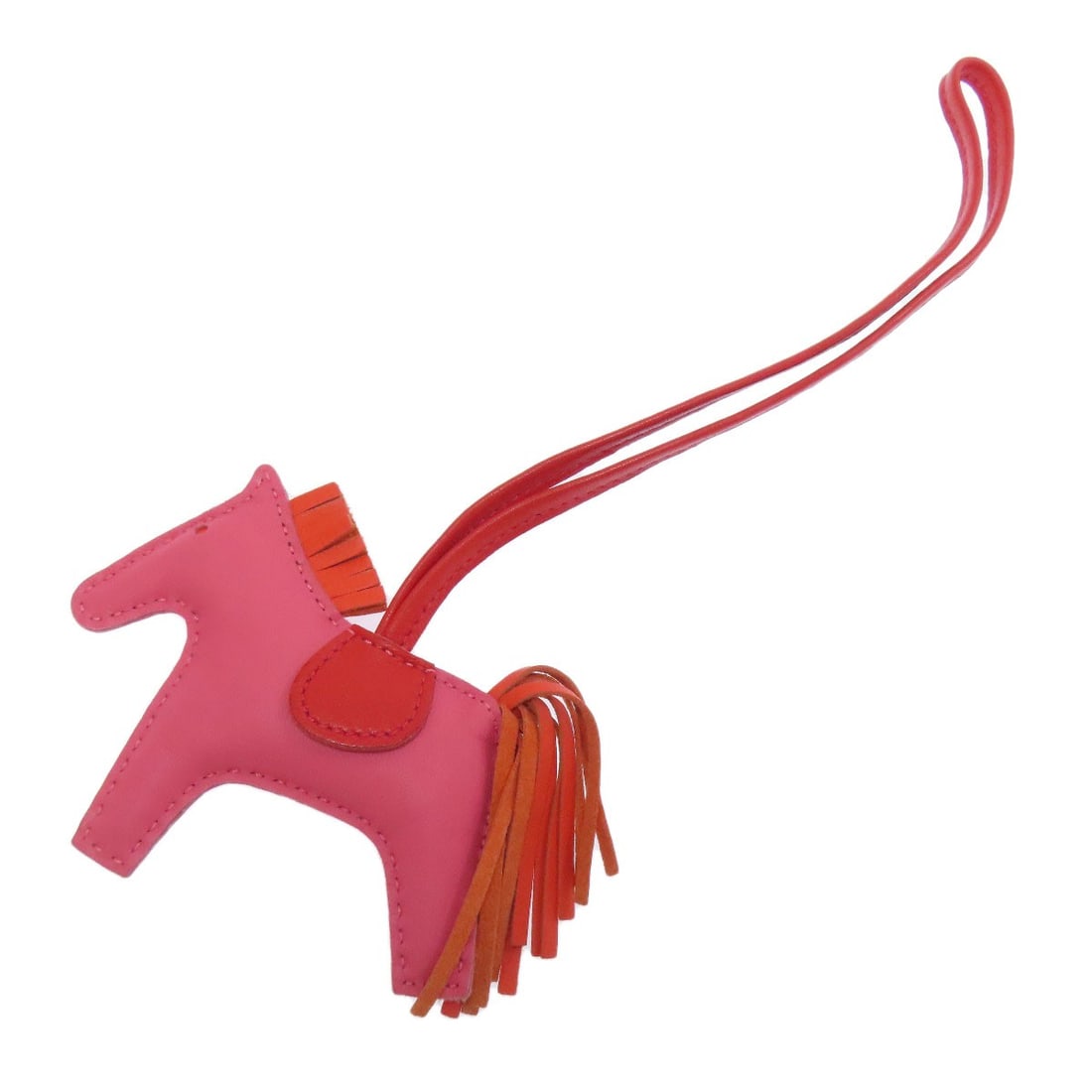 Miro Anyo Key Ring Rodeo Charm Hermes Pm: Miro Anyo Key Ring Rodeo Charm Hermes Pm Pink Anyo Miro key ring with Hermes Pm rodeo charm, featuring the iconic pink color and unique design. This stylish accessory showcases a distinctive