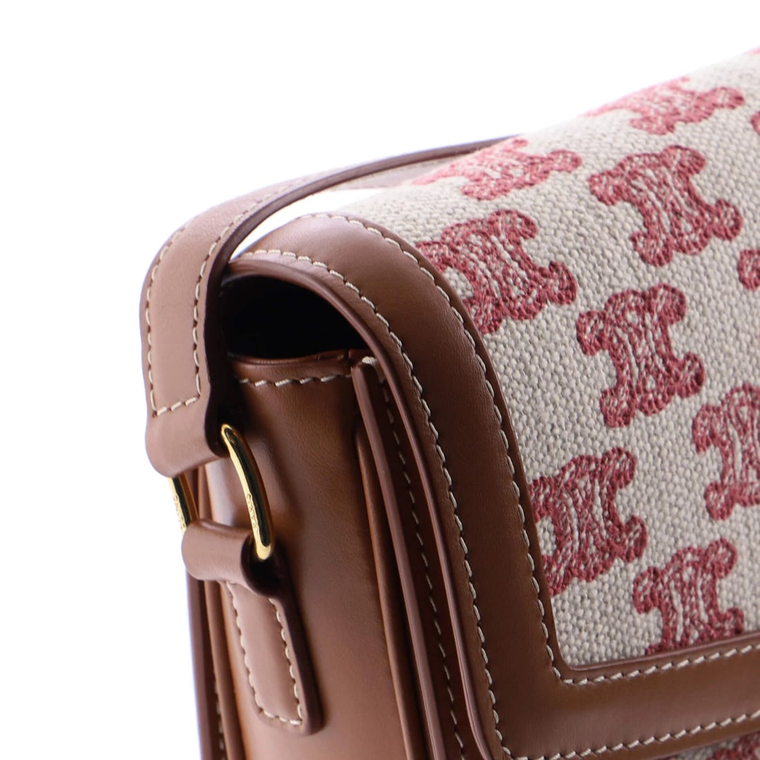 Shoulder bag canvas medium triomphe Celine - 7