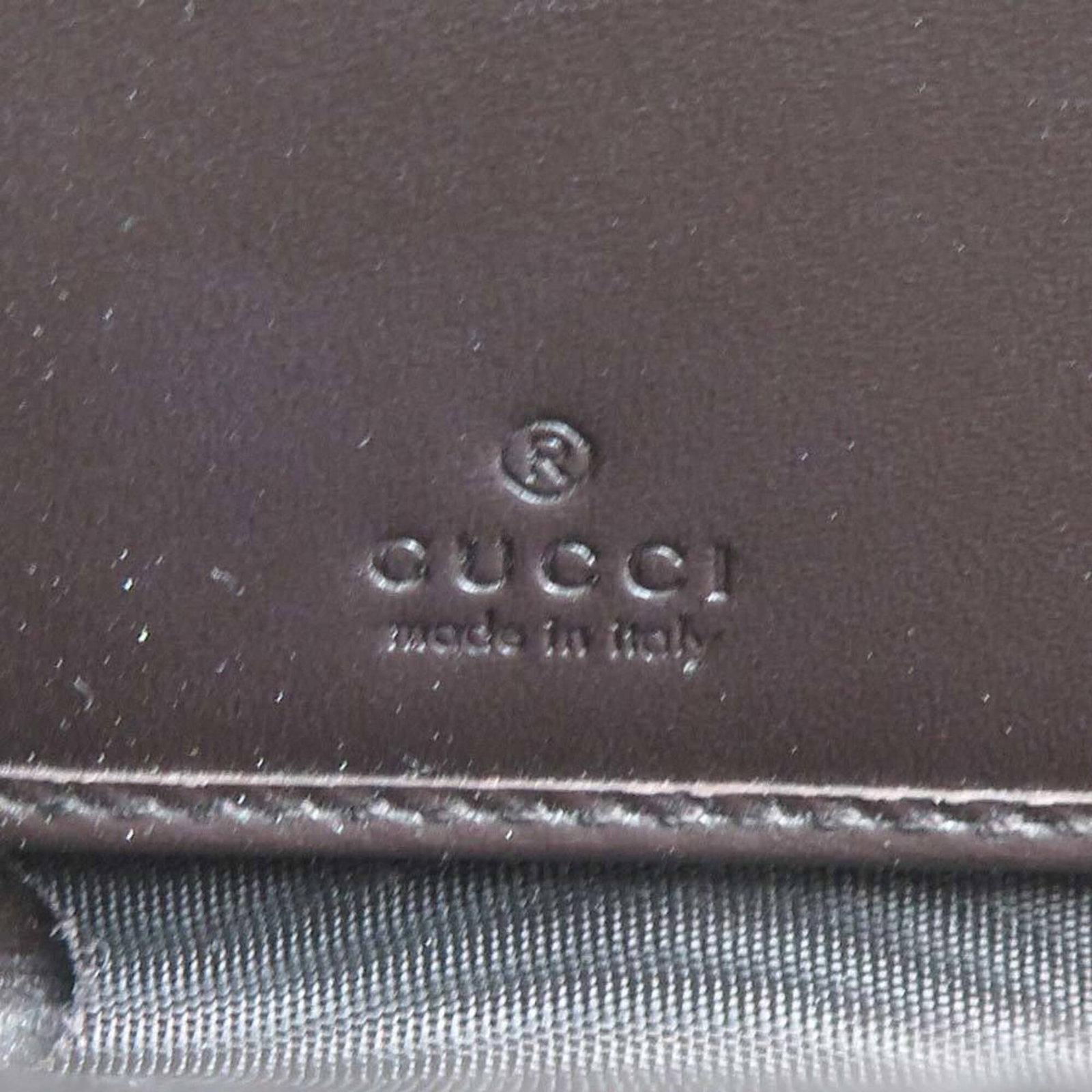 Long Wallet Leather Bi Fold Gucci - 6