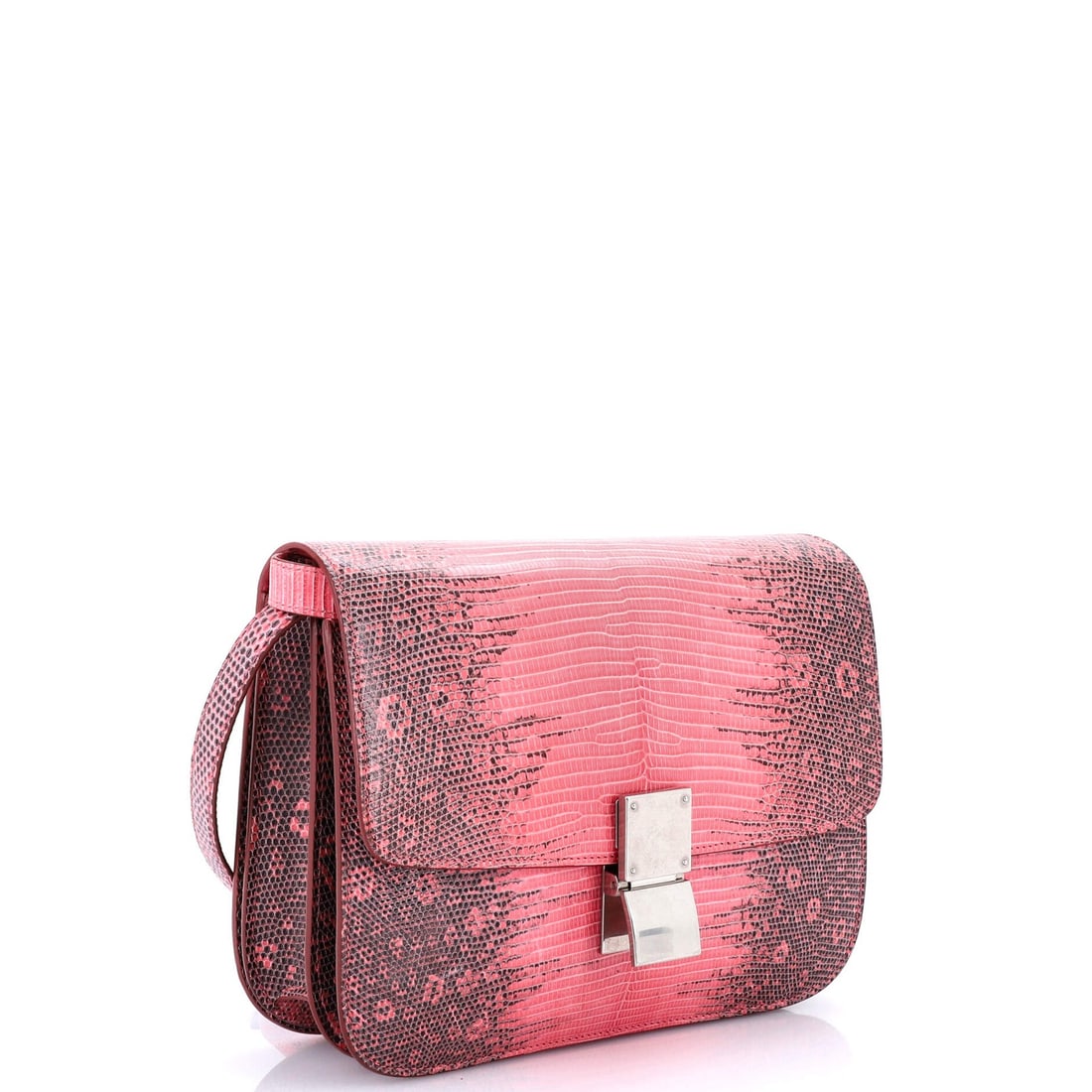 Lizard Celine Classic Box Medium Bag - 2