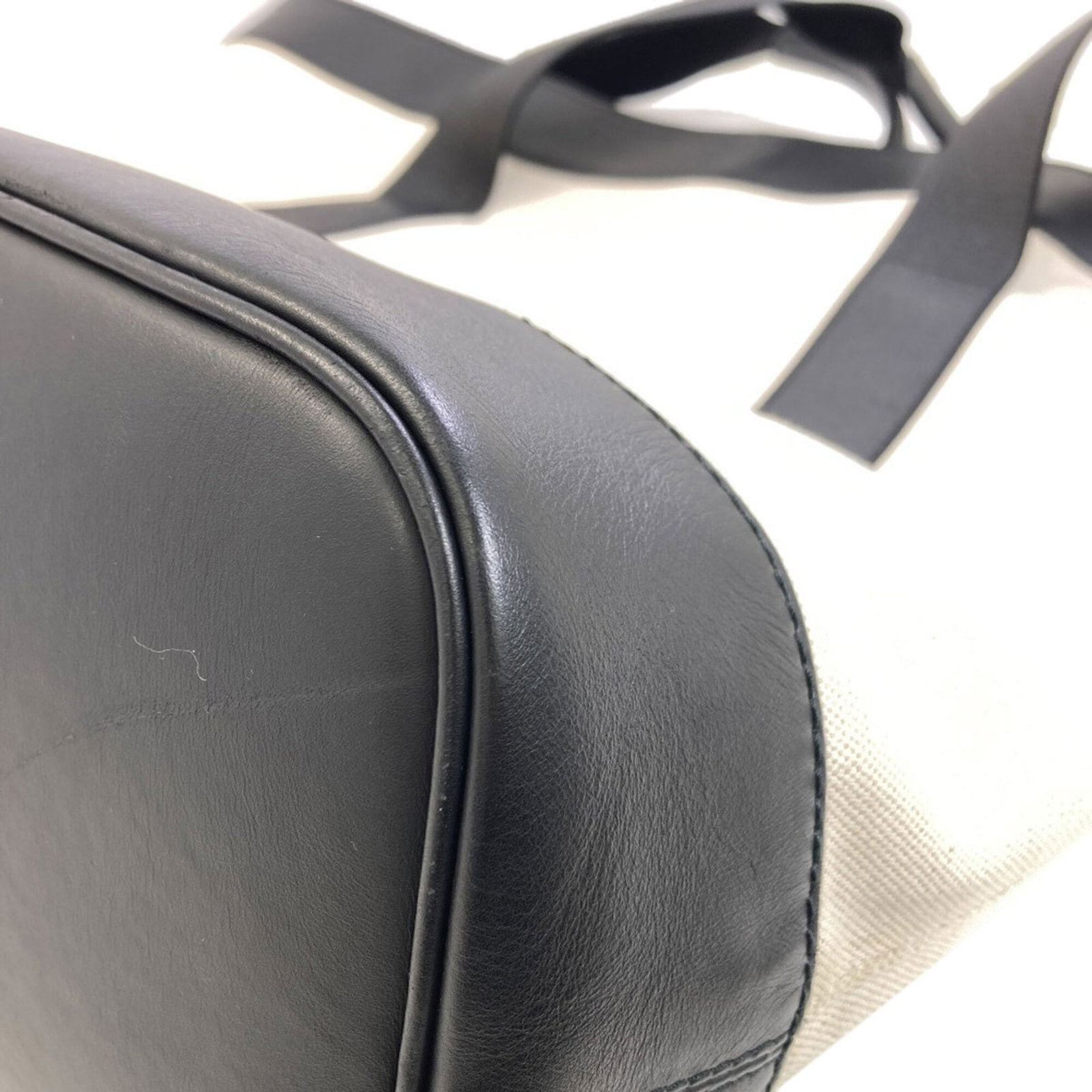 Canvas leather tote bag - 20