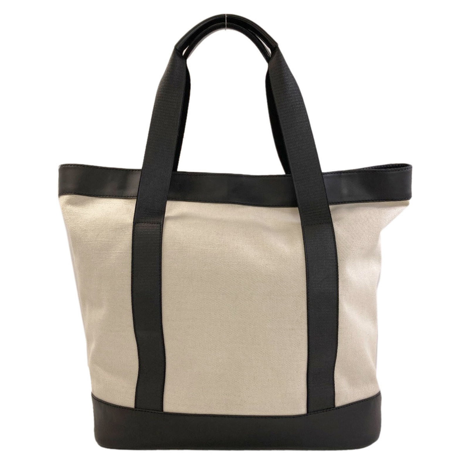 Canvas leather tote bag - 2