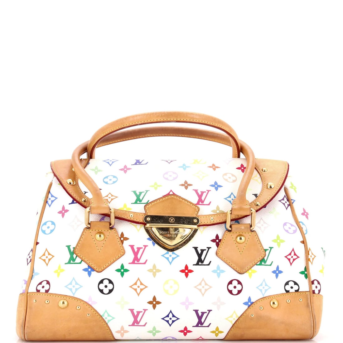 Multicolor Monogram Beverly GM Louis Vuitton: Multicolor Monogram Beverly GM Louis Vuitton Canvas Coated Multicolor Monogram Beverly GM Louis Vuitton Satchel. Features a unique multicolor monogram pattern on the exterior, with white accents and g