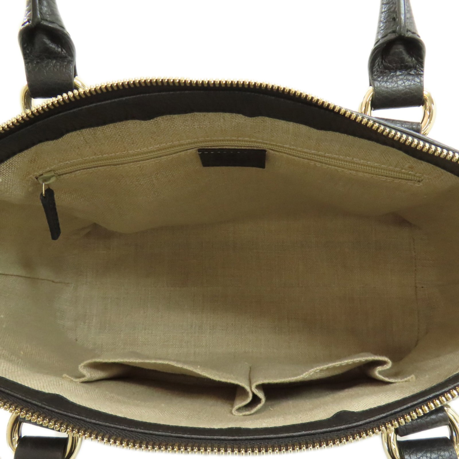 Handbag Leather Gucci - 5