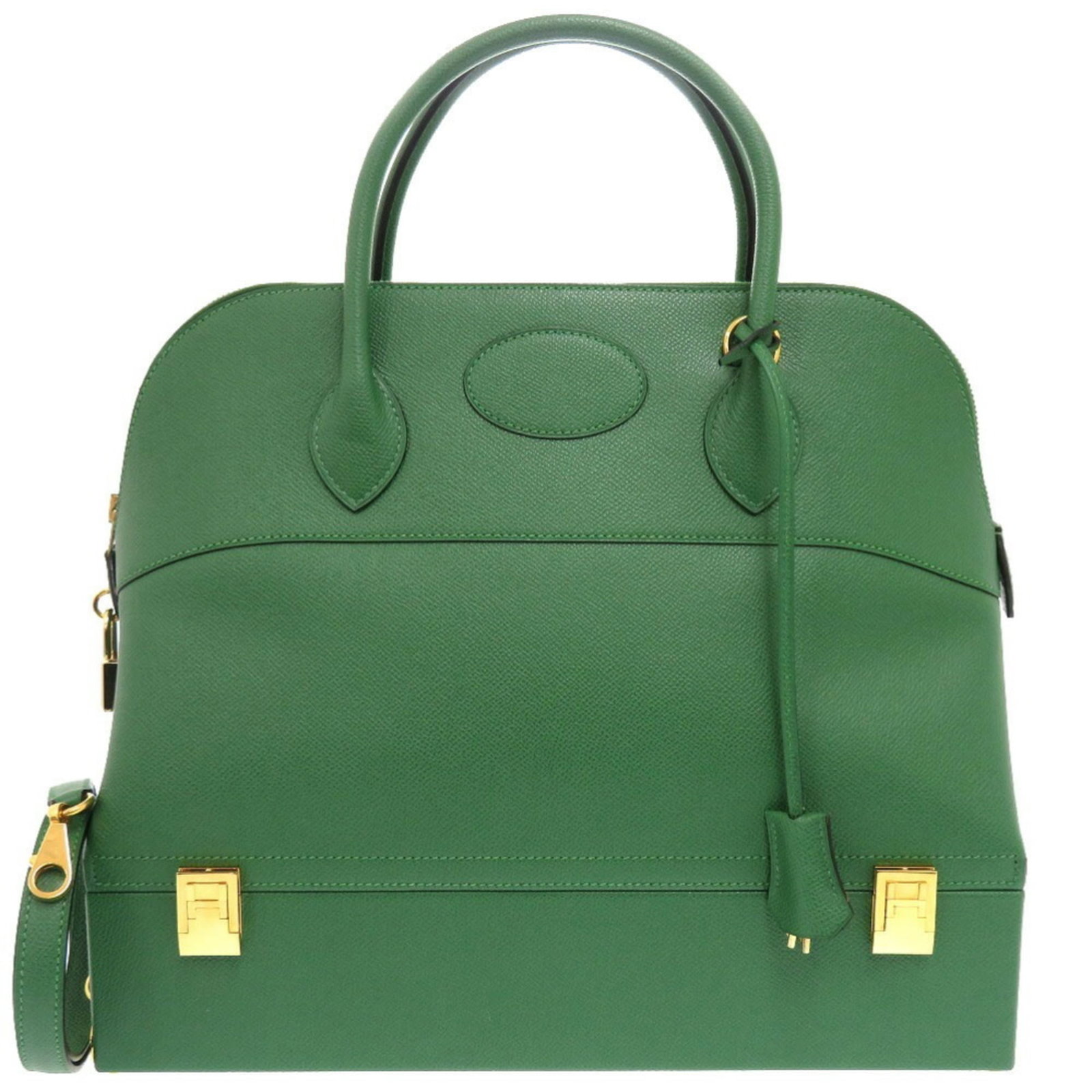 Hermes Courchevel Handbag Leather: Hermes Courchevel Handbag Leather The Hermes Courchevel Handbag Leather boasts a rich, luxurious look courtesy of its iconic Courchevel leather material. With a few subtle traces of usage and minor