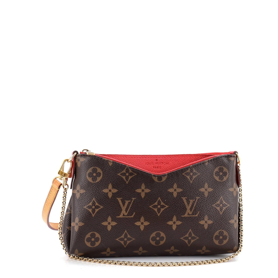 Louis Vuitton Pallas Clutch Monogram Canvas with Leather (1 of 7)