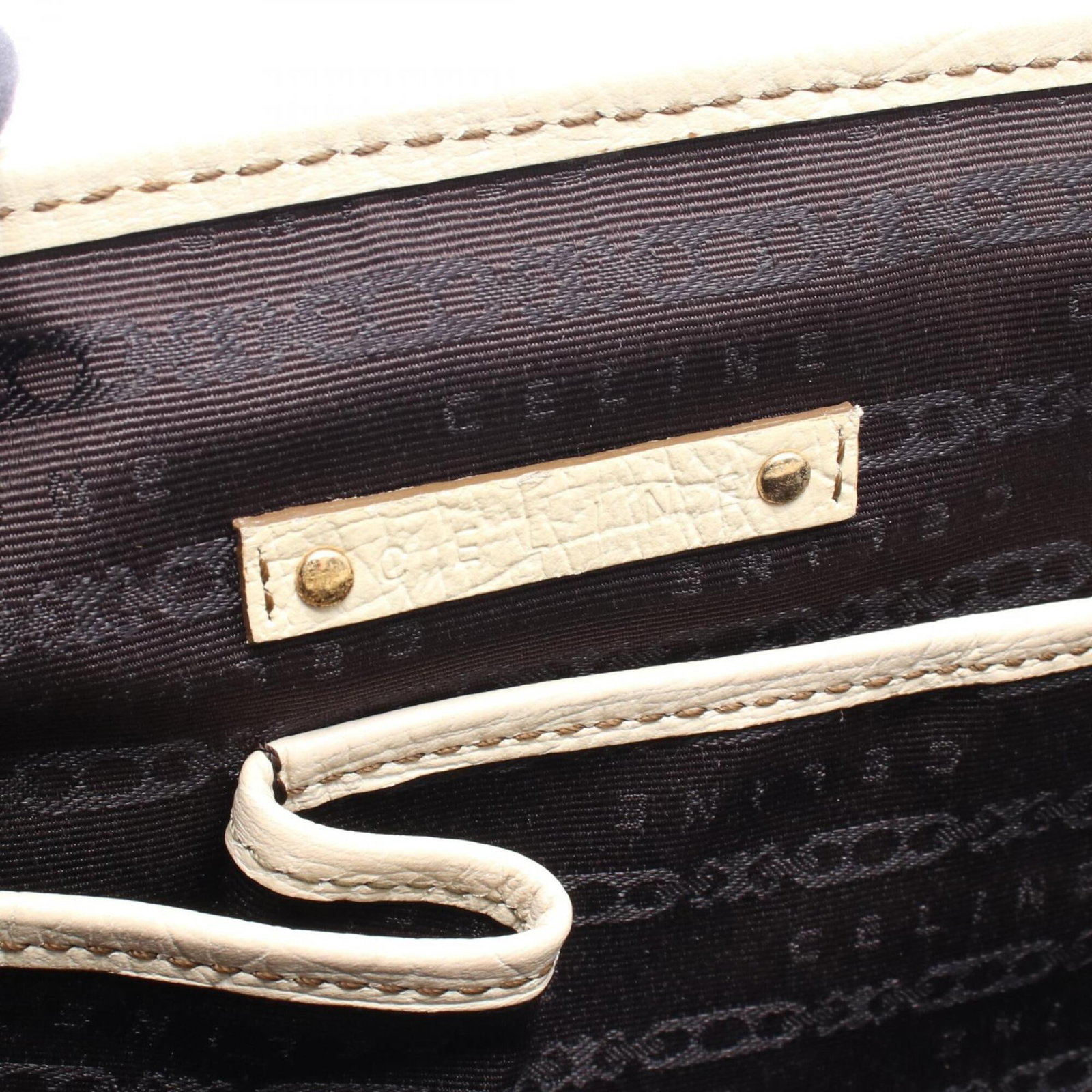 Canvas Leather Handbag Celine - 4